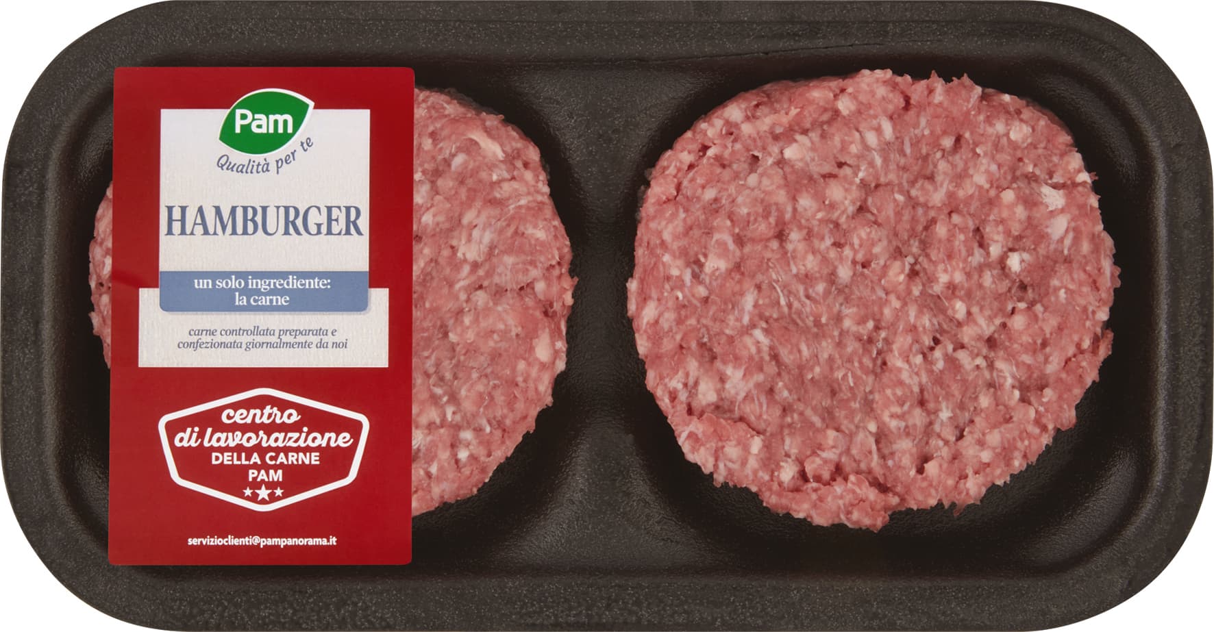 PAM Qualità per te Hamburger Puro Bovino Adulto 200 g – immagine 2
