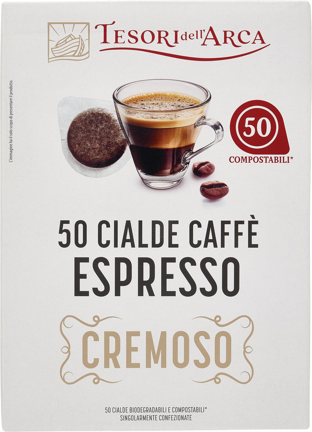 TESORI DELL'ARCA 50 Cialde Caffè Espresso Cremoso 50 x 7,2 g – immagine 2