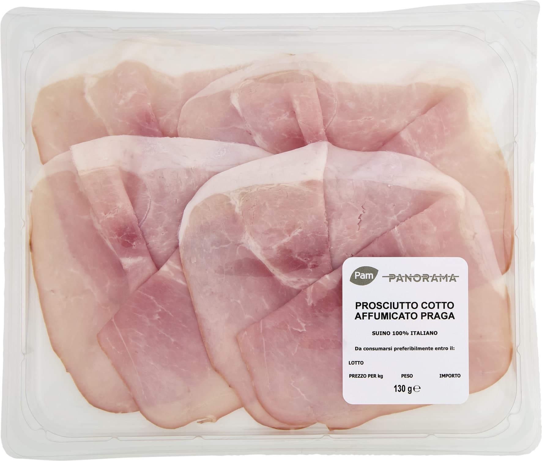 PAM PANORAMA Prosciutto Cotto Affumicato Praga 130 g – immagine 2