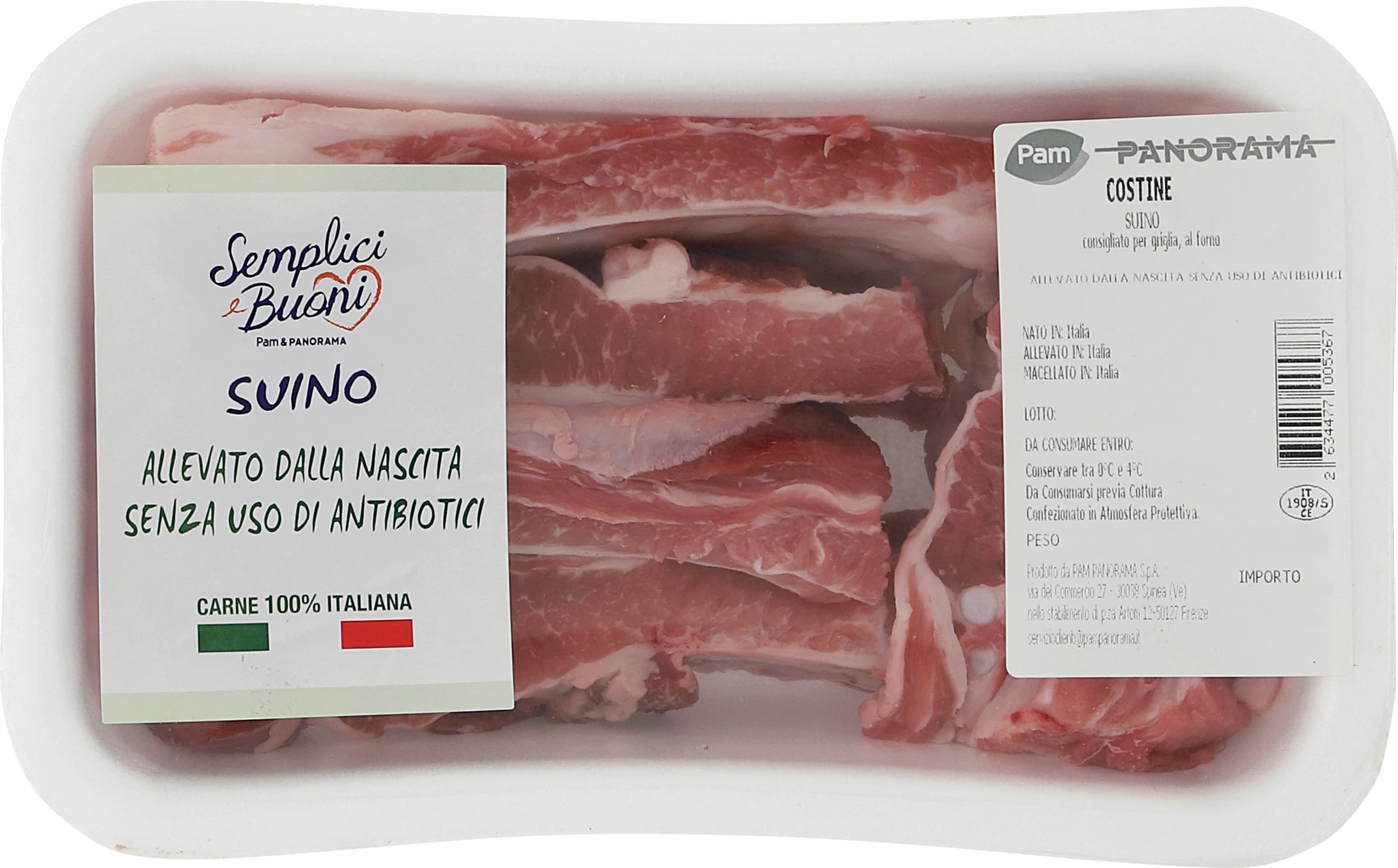 Costine puntine di suino senza antibiotici – immagine 2