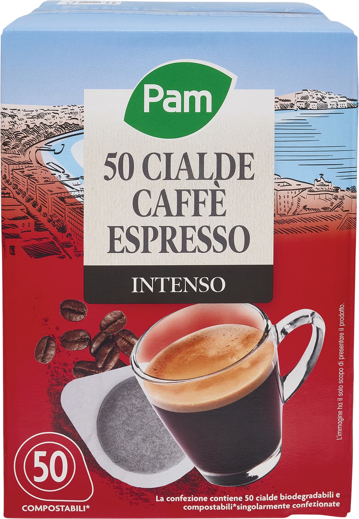 PAM 50 Cialde Caffè Espresso Intenso 50 x 7,2 g – immagine 2