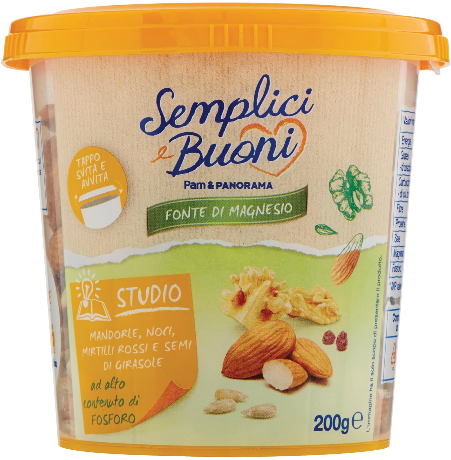 SEMPLICI E BUONI Fonte di Magnesio Mix Studio 200 g – immagine 2