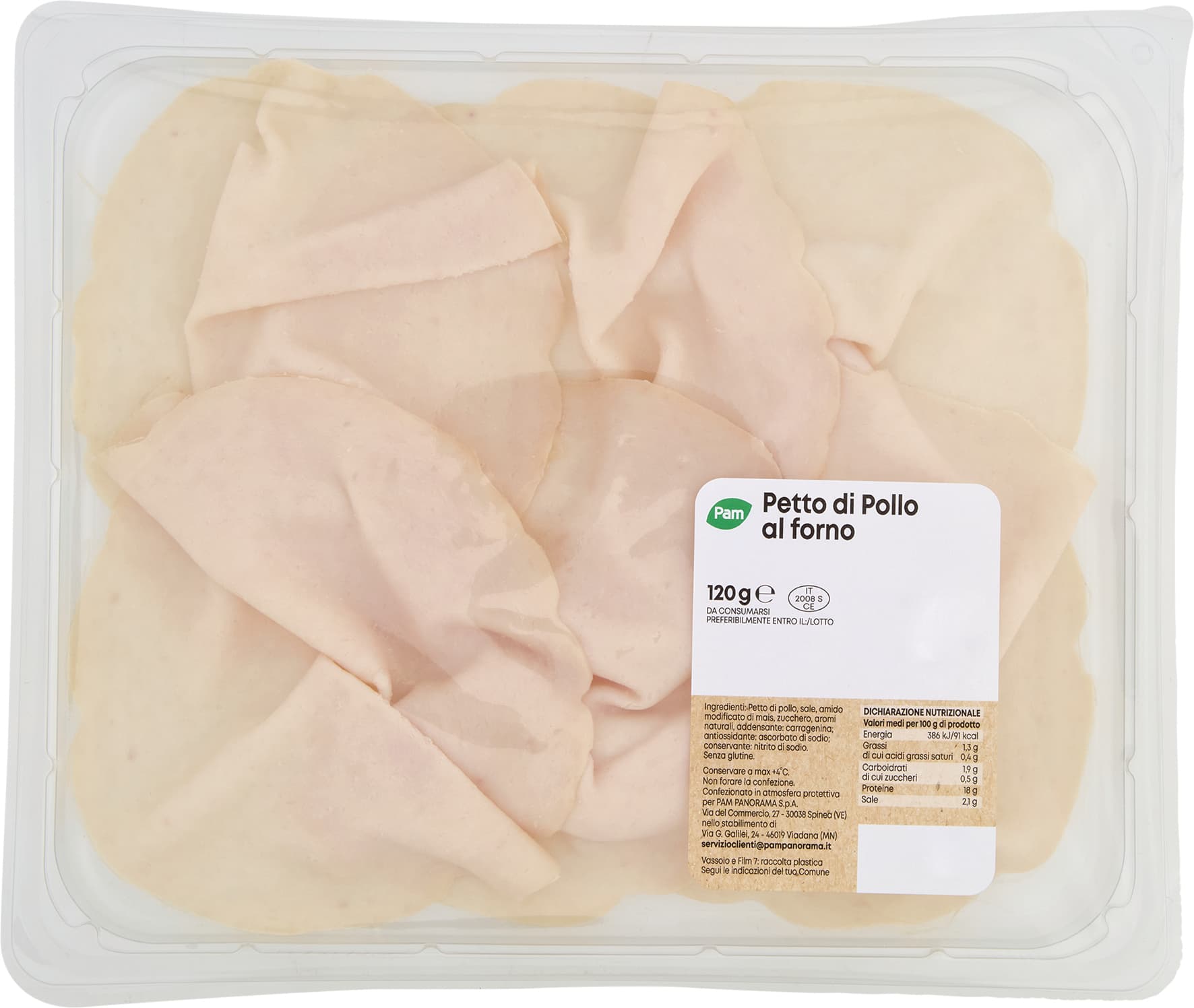 PAM Petto di Pollo al forno 120 g – immagine 2