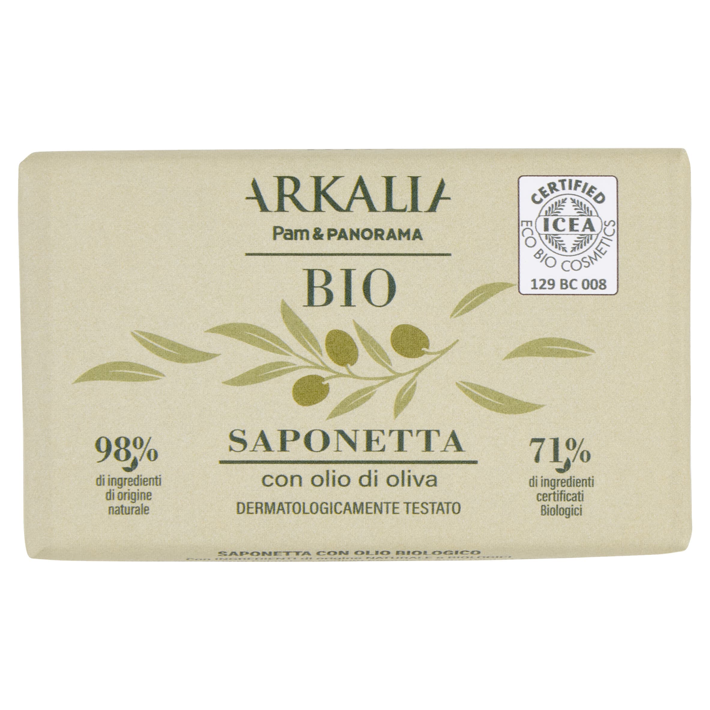 ARKALIA BIO Saponetta con olio di oliva 100 g – immagine 2