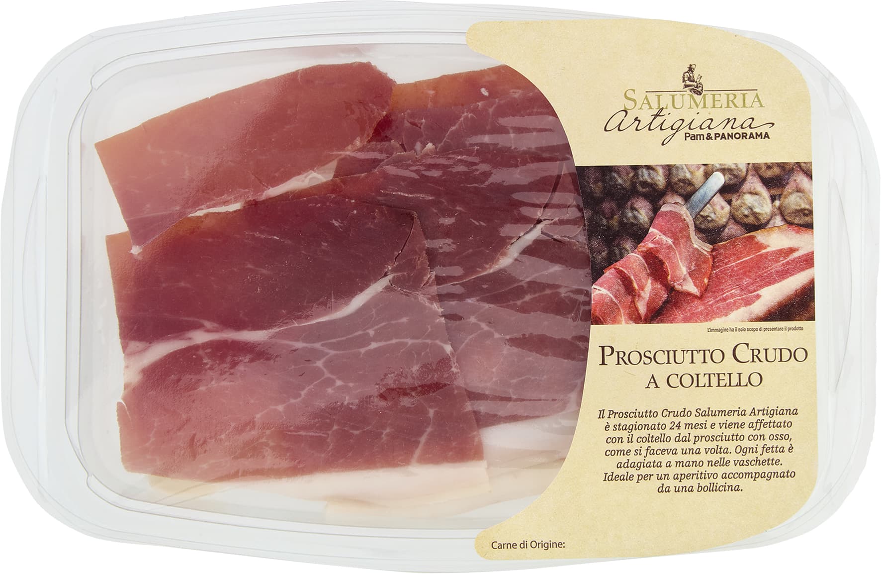 SALUMERIA ARTIGIANA Prosciutto Crudo a Coltello 80 g – immagine 2