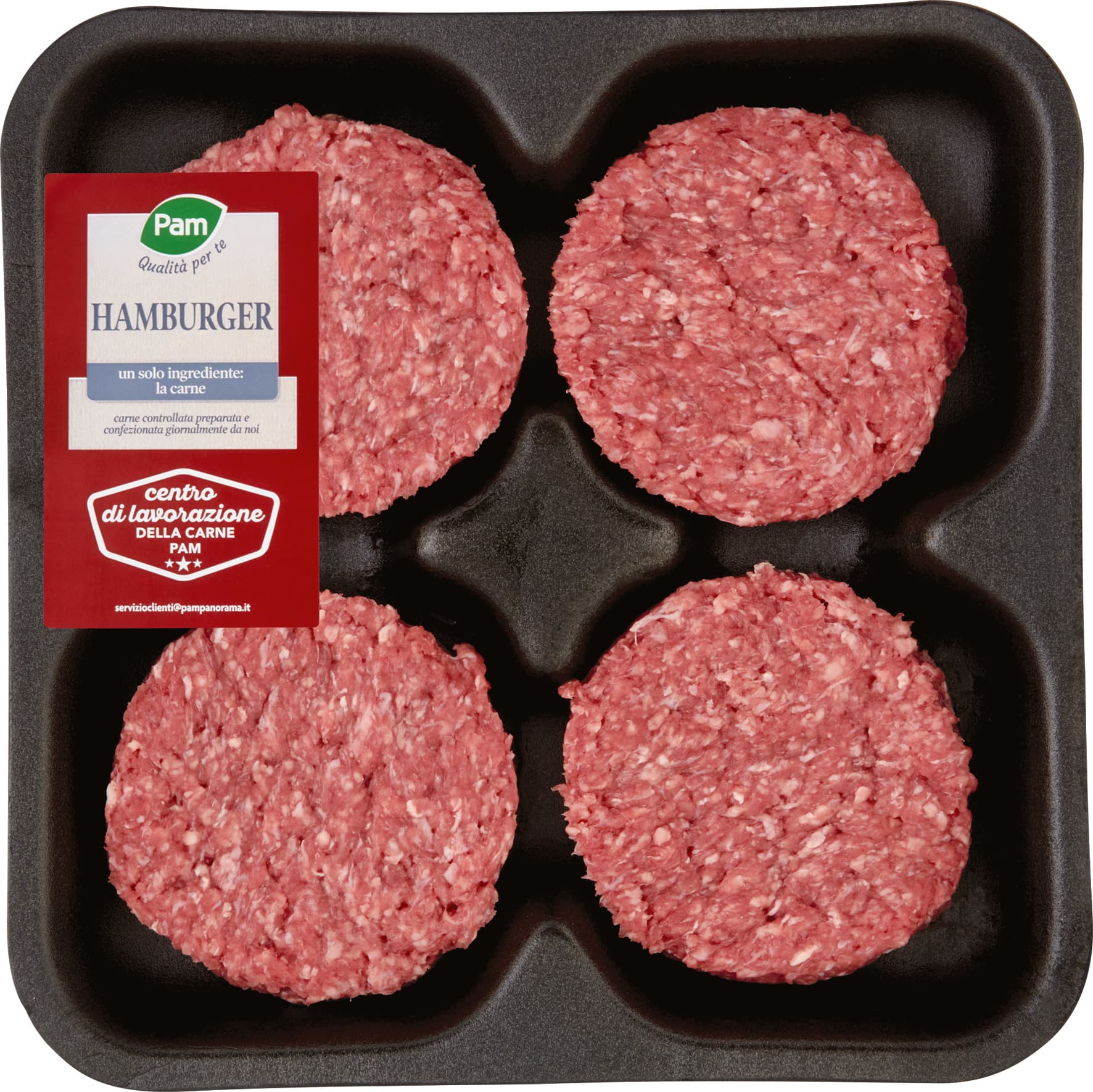 PAM Qualità per te Hamburger Puro Bovino Adulto 400 g – immagine 2