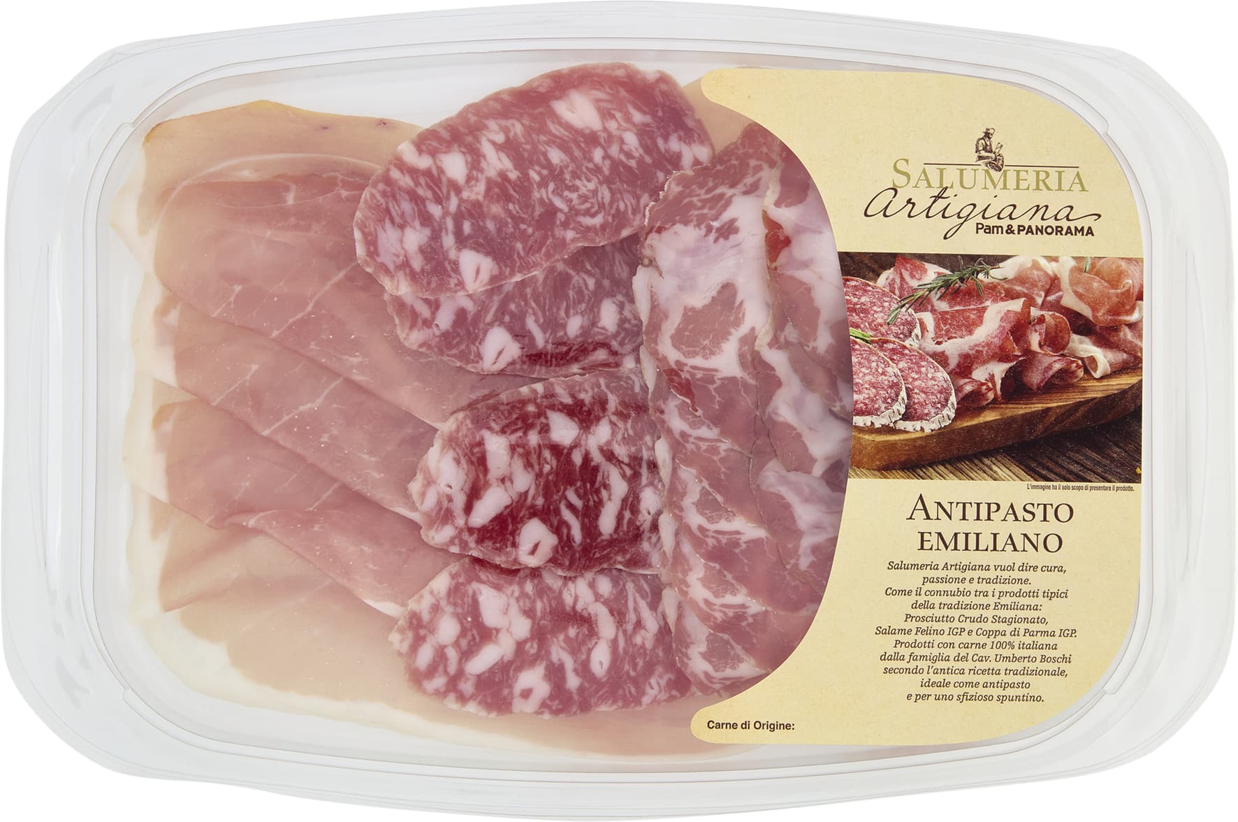 SALUMERIA ARTIGIANA Antipasto Emiliano 120 g – immagine 2