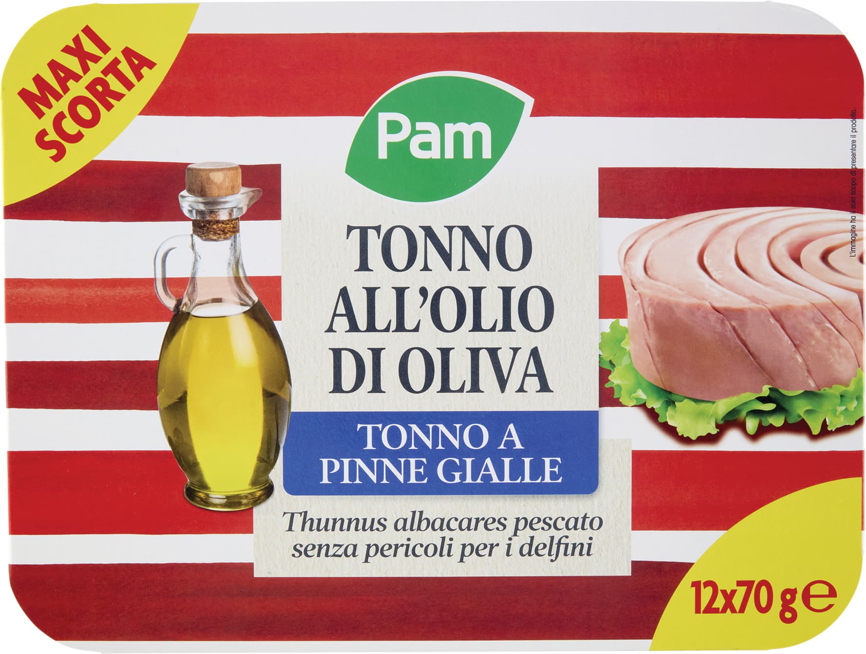 PAM Tonno all'Olio di Oliva 12 x 70 g – immagine 2