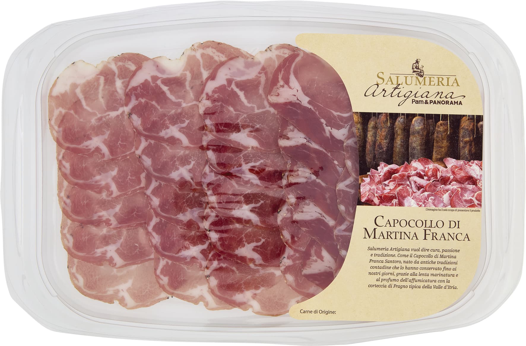 SALUMERIA ARTIGIANA Capocollo di Martina Franca 80 g – immagine 2