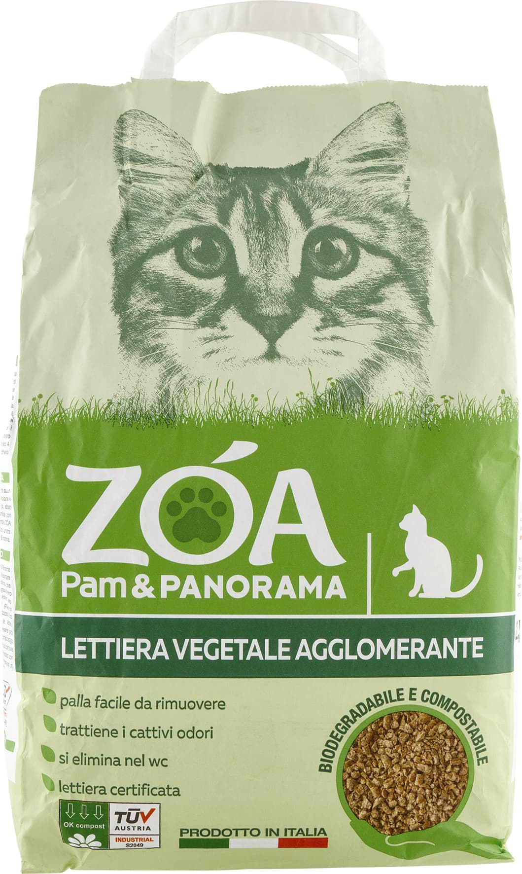 Z”A Lettiera Vegetale Agglomerante 2,5 Kg – immagine 2