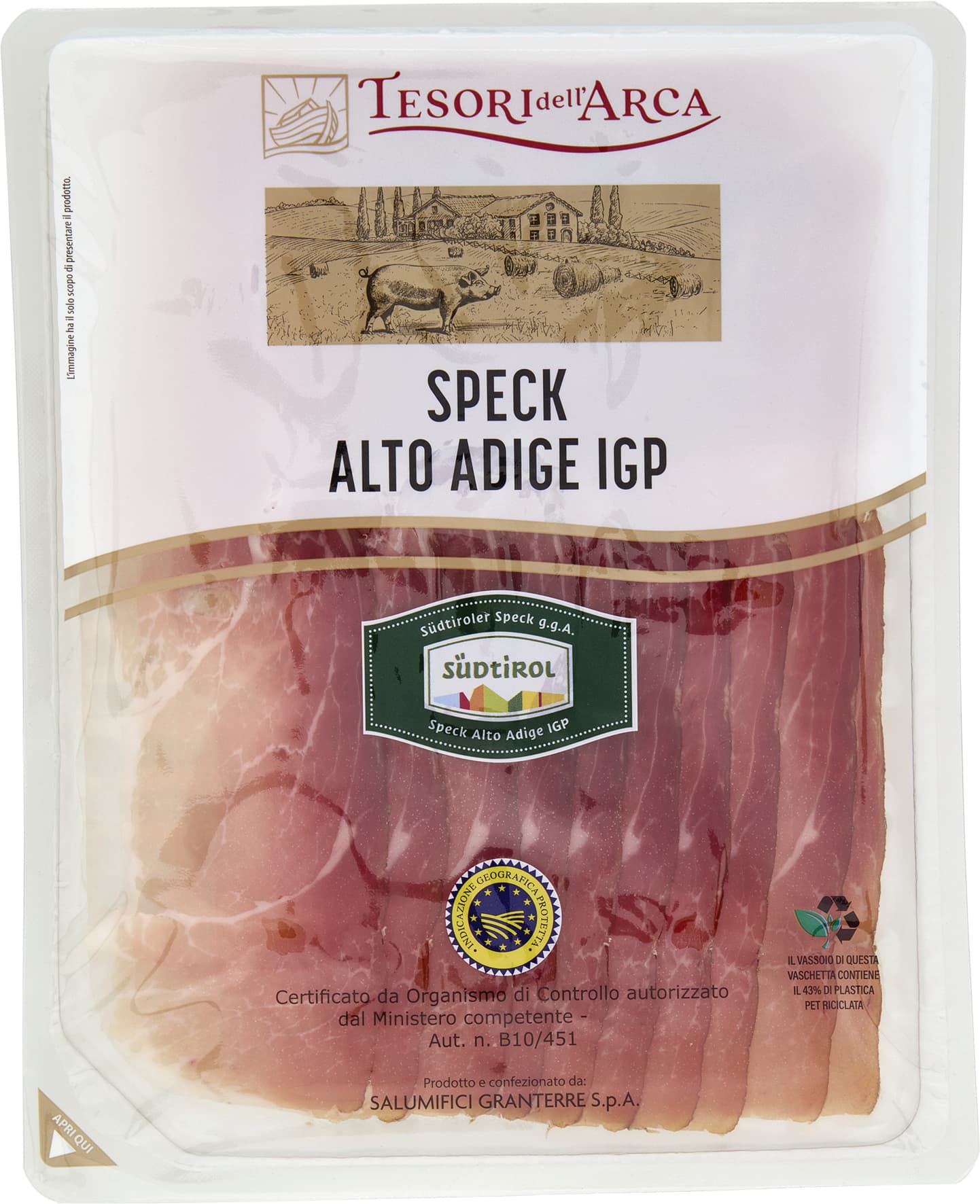 TESORI DELL'ARCA Speck Alto Adige IGP 100 g – immagine 2