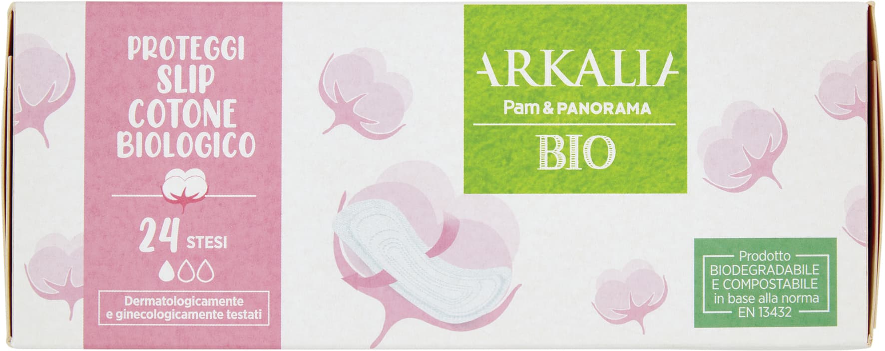ARKALIA BIO Proteggi Slip Cotone Biologico Stesi 24 pz – immagine 2