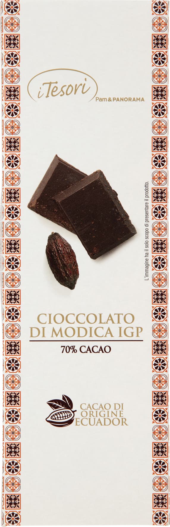 I TESORI Cioccolato di Modica IGP 70% Cacao 80 g – immagine 2