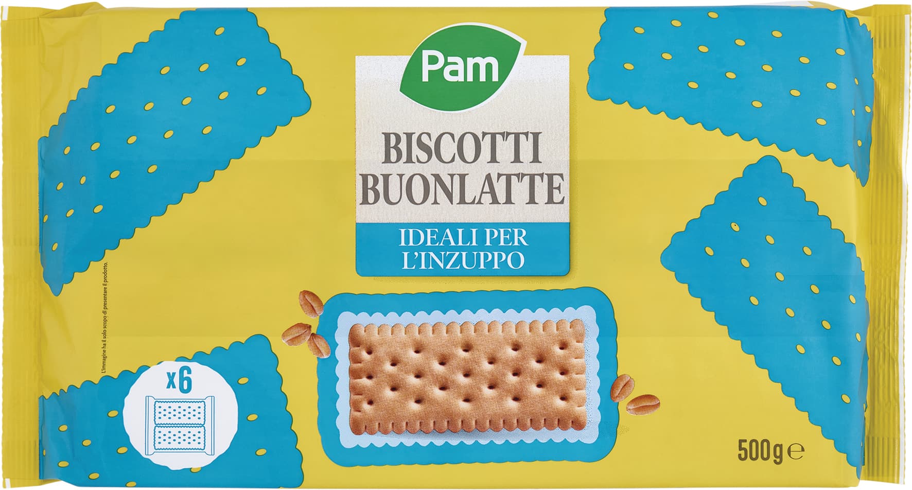 PAM Biscotti Buonlatte 500 g – immagine 2