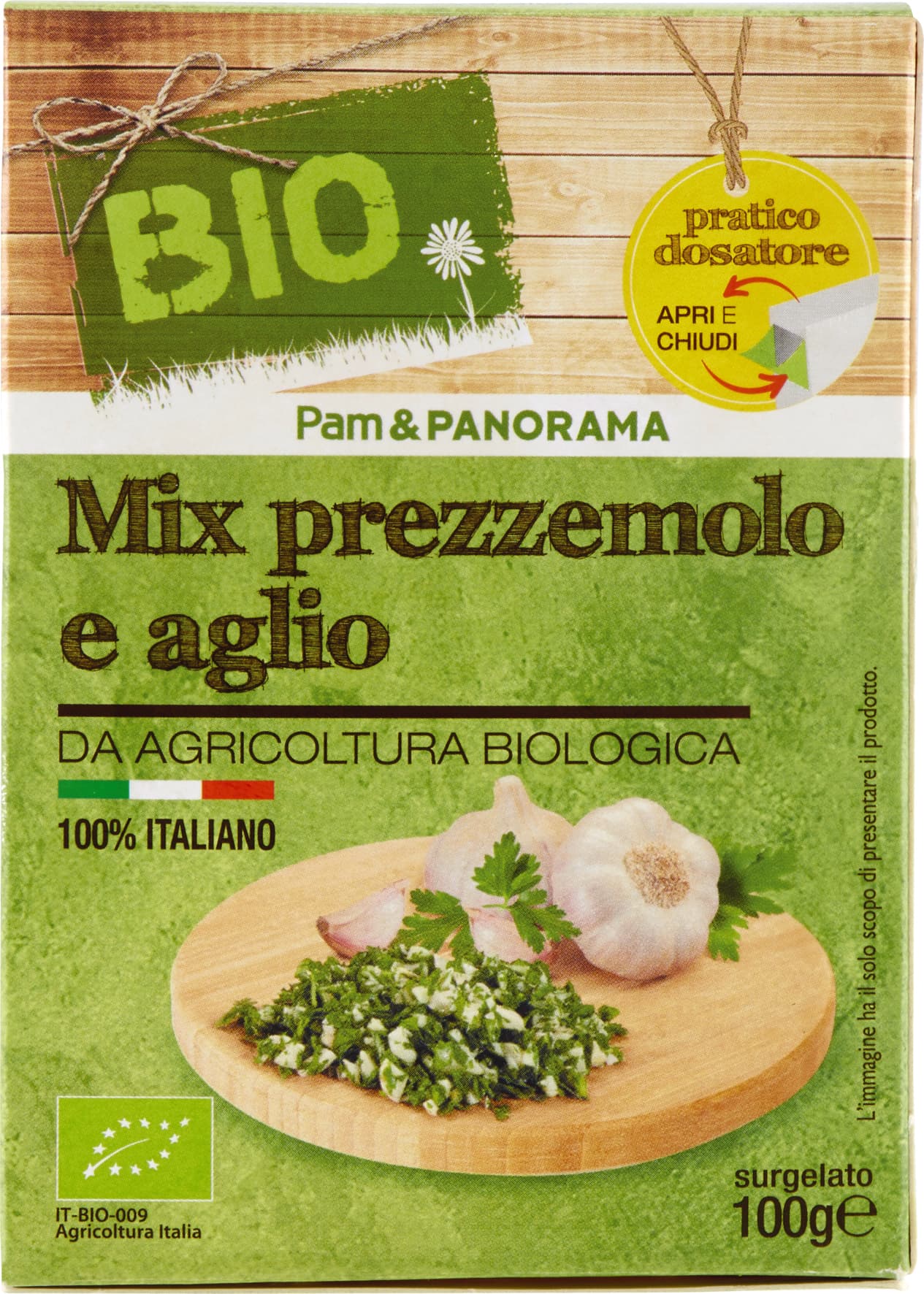 BIO Mix prezzemolo e aglio surgelato 100 g – immagine 2