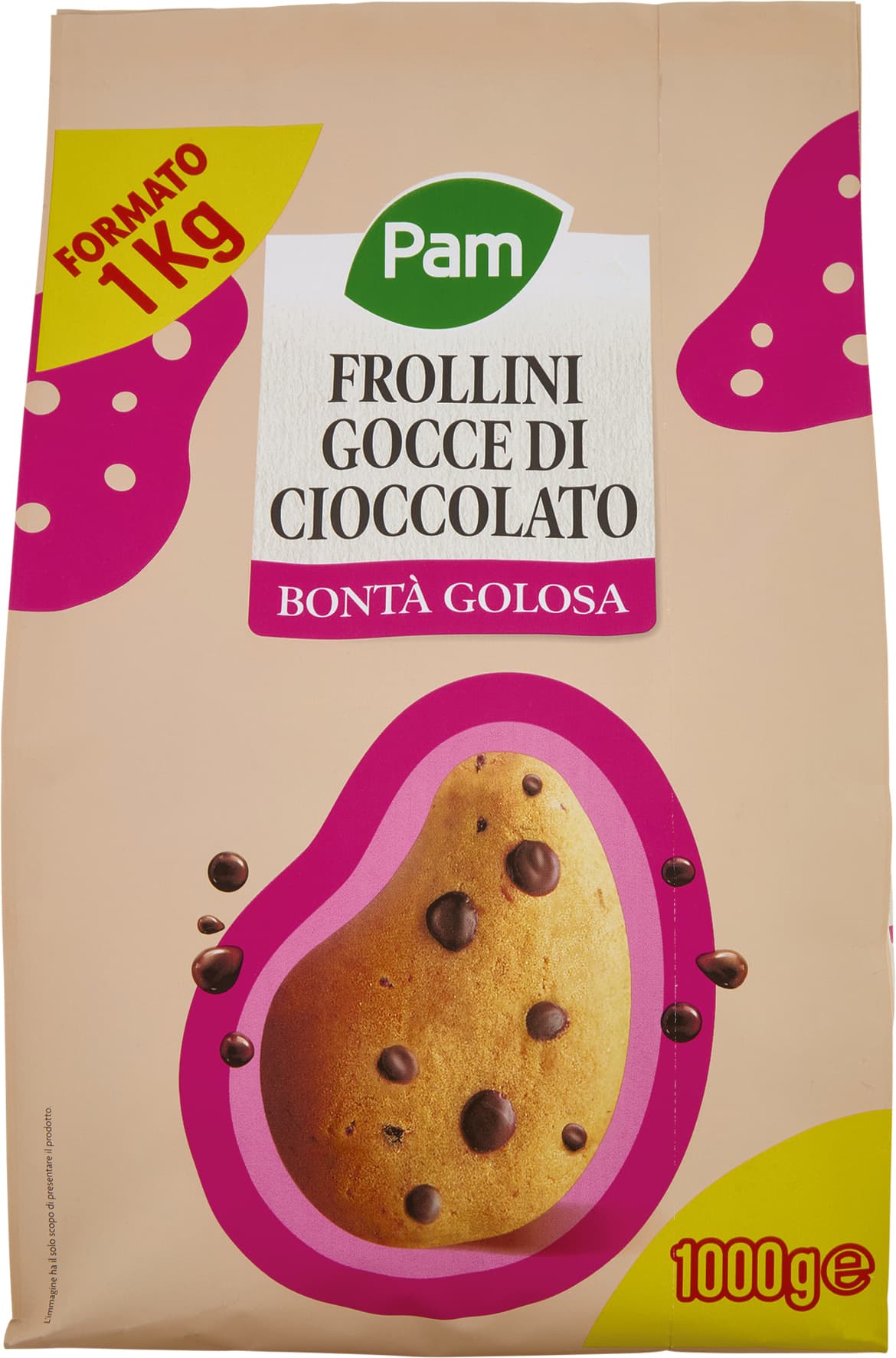PAM Frollini Gocce di Cioccolato 1000 g – immagine 2