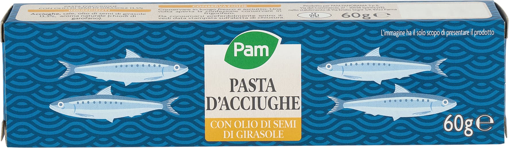 PAM Qualità per te Pasta d'acciughe 60 g – immagine 2