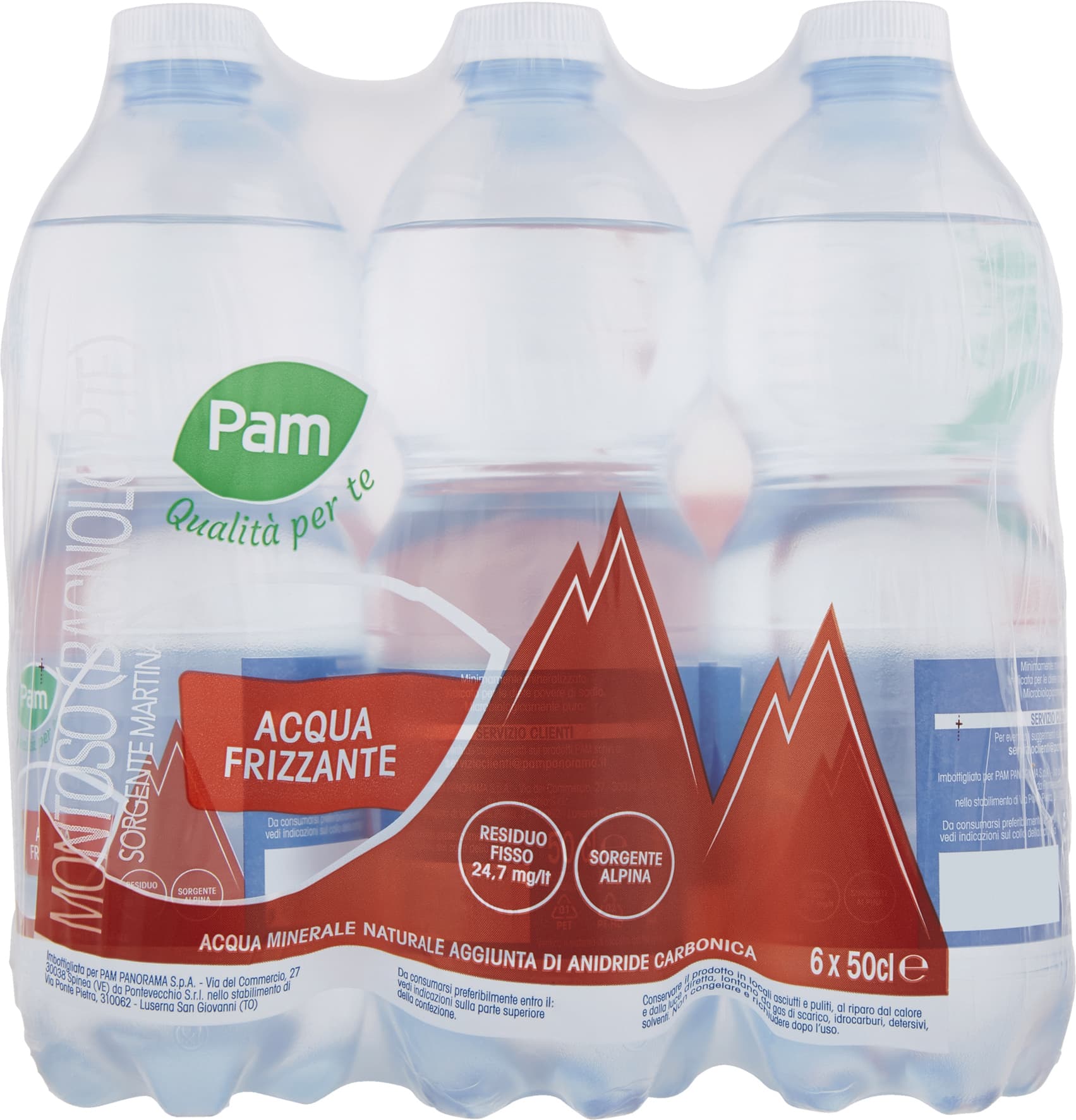 PAM Qualità per te Acqua Frizzante 6 x 0,50 cl – immagine 2