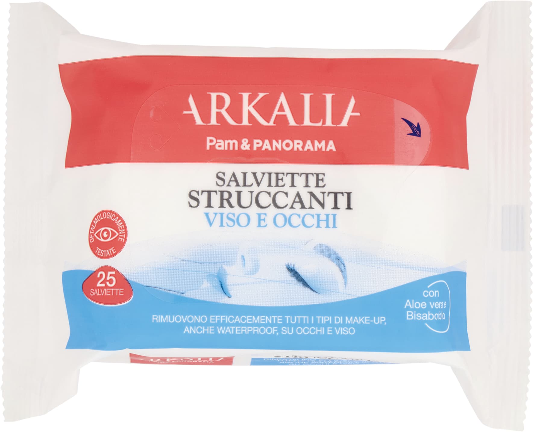 ARKALIA Salviette Struccanti Viso e Occhi 25 pz – immagine 2