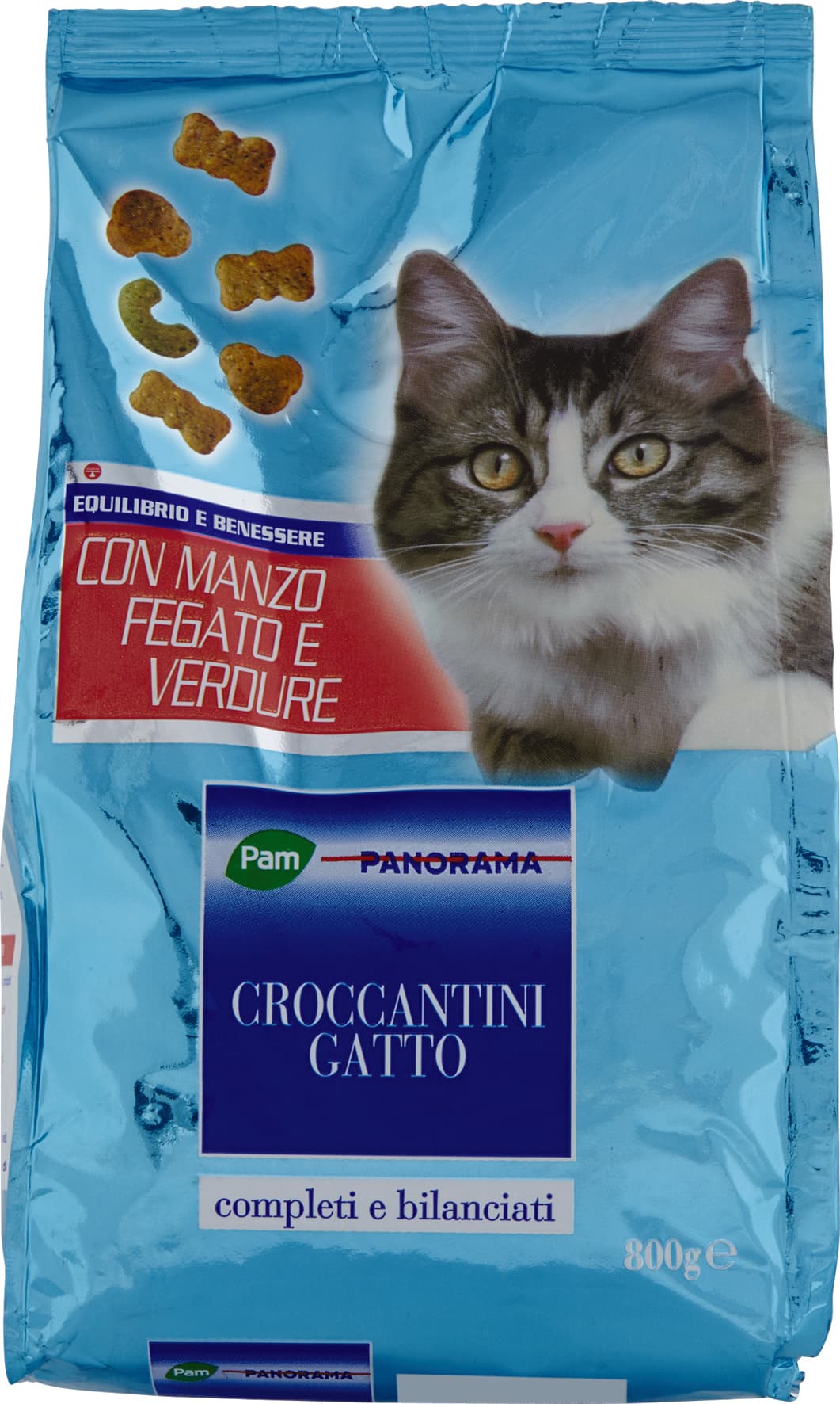 PAM PANORAMA Croccantini Gatto con Manzo Fegato e Verdure 800 g – immagine 2
