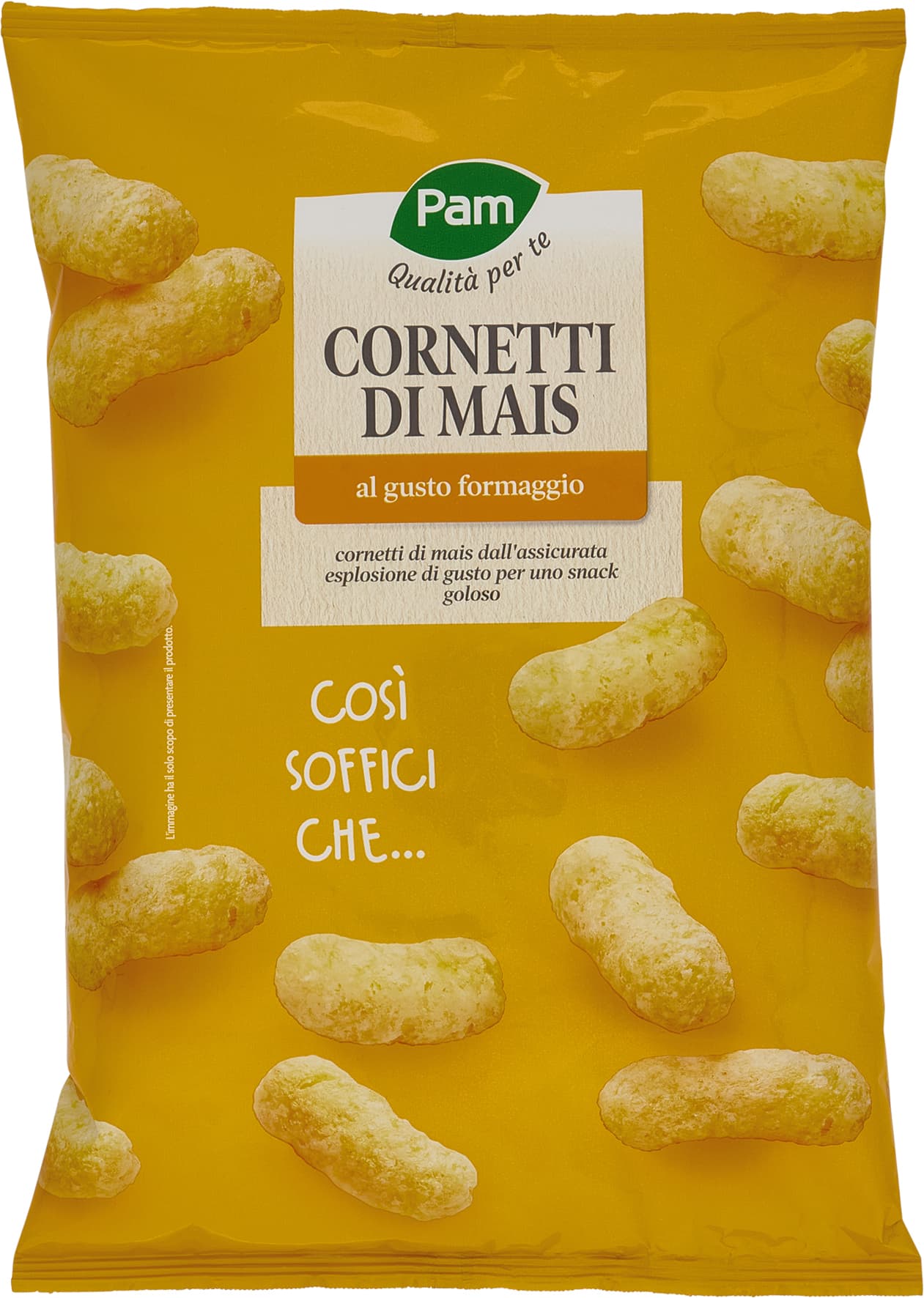 PAM Qualità per te Cornetti di Mais al gusto formaggio 100 g – immagine 2