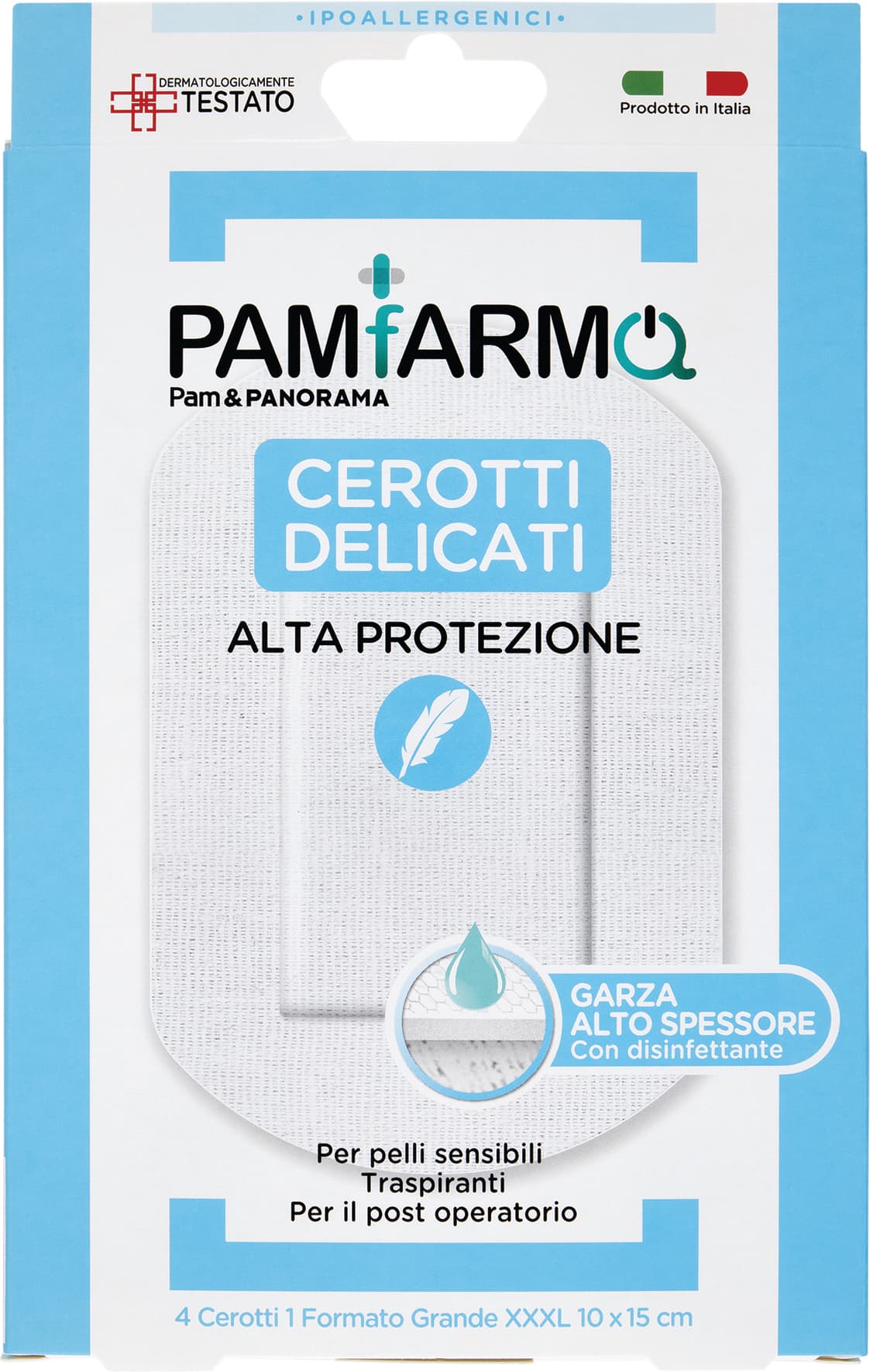 PAMFARMA Cerotti Delicati Alta Protezione 1 Formato Grande XXXL 4 pz – immagine 2
