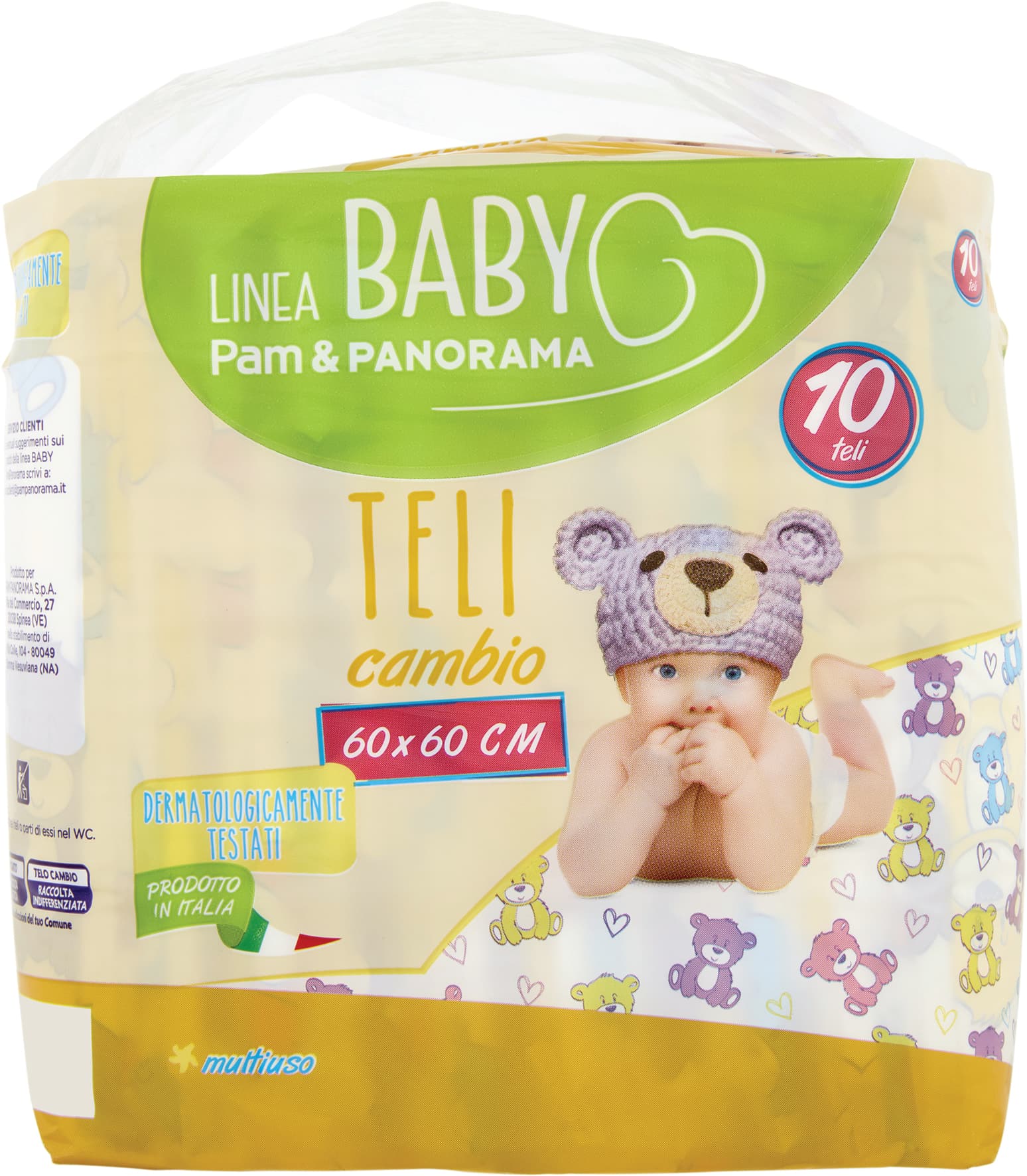 PAM PANORAMA Linea Baby Teli cambio 10 pz – immagine 2