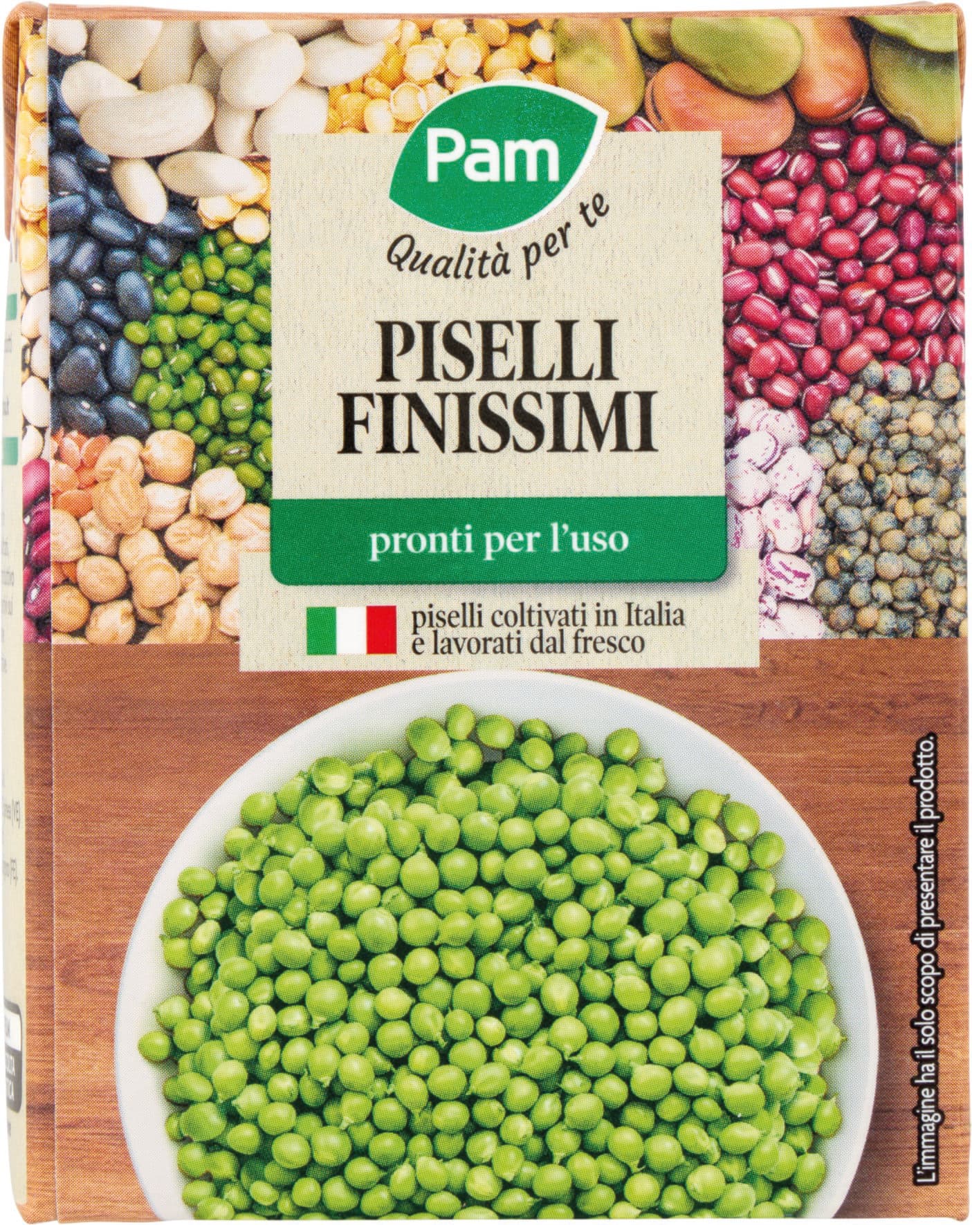 PAM Qualità per te Piselli Finissimi 380 g – immagine 2