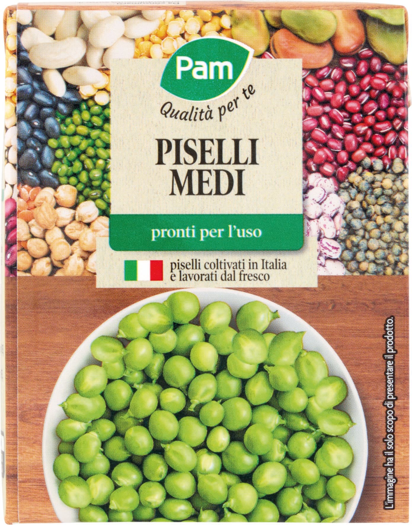 PAM Qualità per te Piselli Medi 380 g – immagine 2