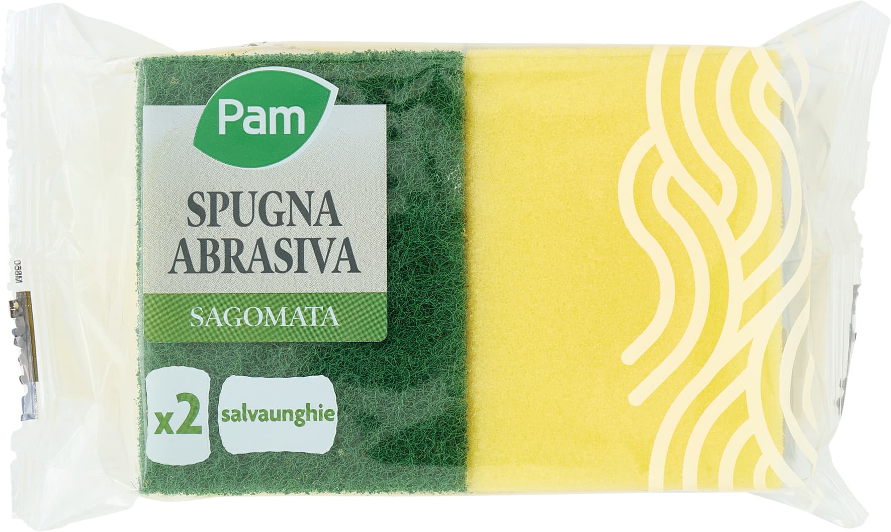 PAM Spugna Abrasiva Sagomata 2 pz – immagine 2