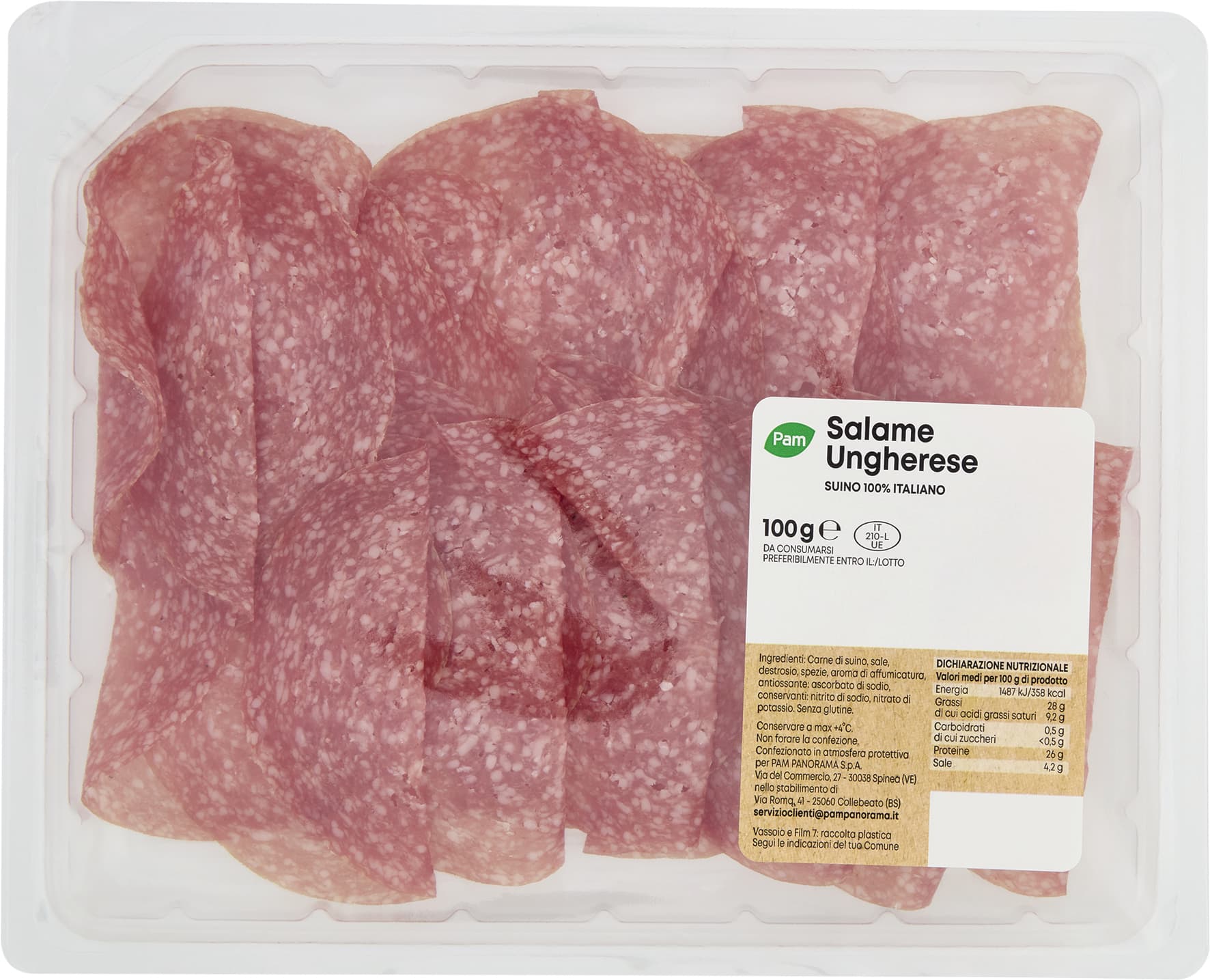 PAM Salame Ungherese 100 g – immagine 2