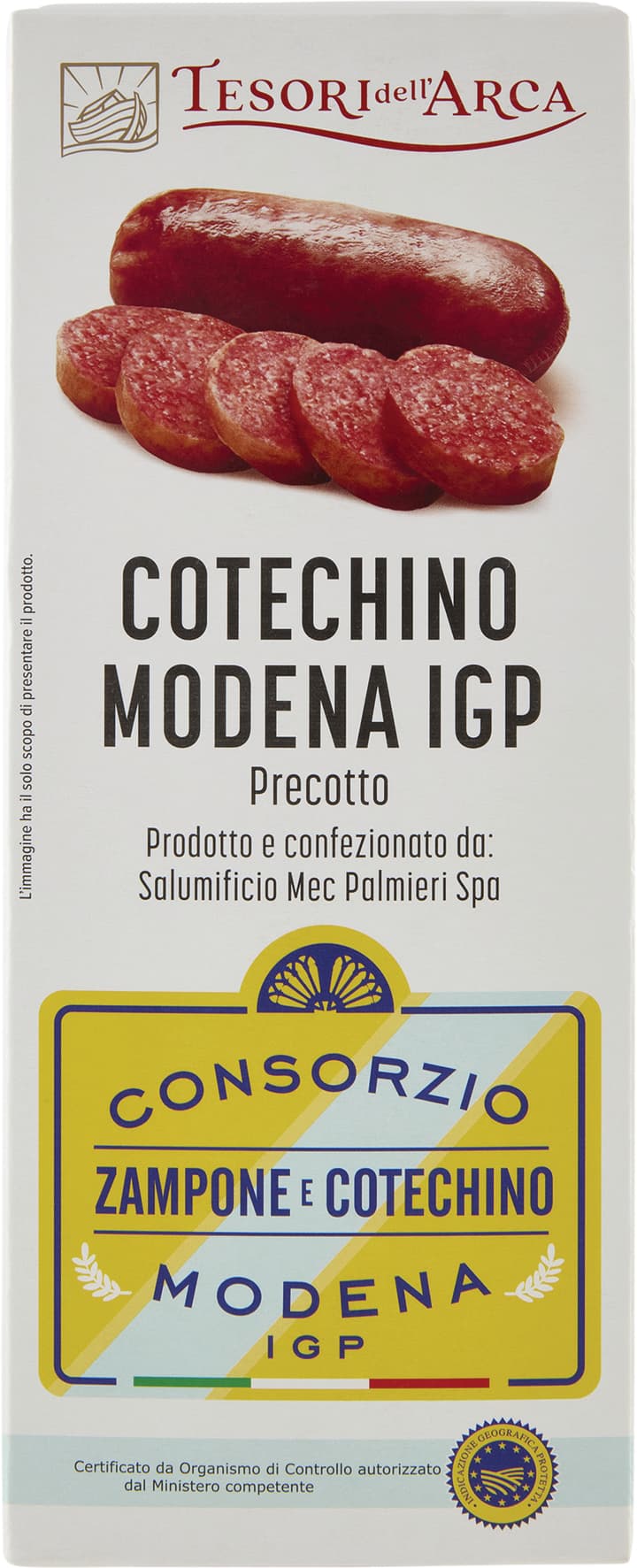 TESORI DELL'ARCA Cotechino Modena IGP Precotto 500 g – immagine 2