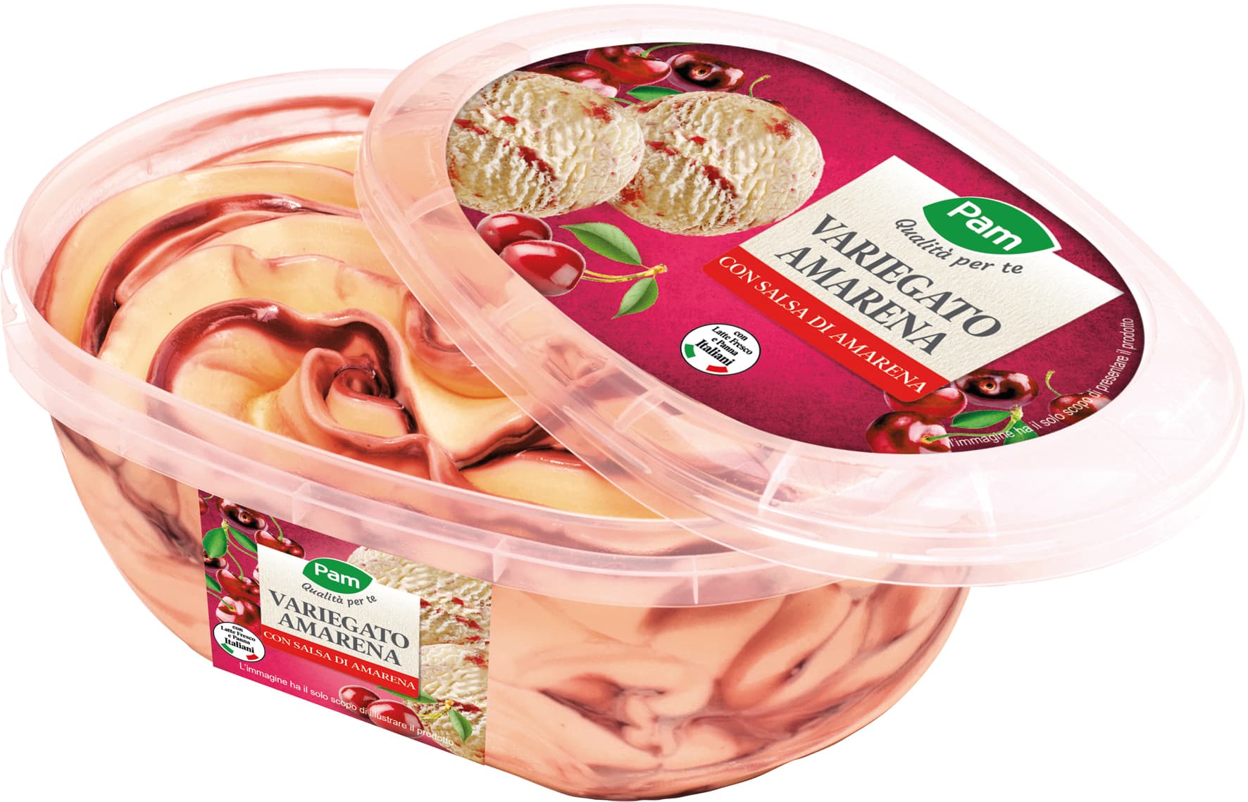 PAM gelato variegato amarena – immagine 2