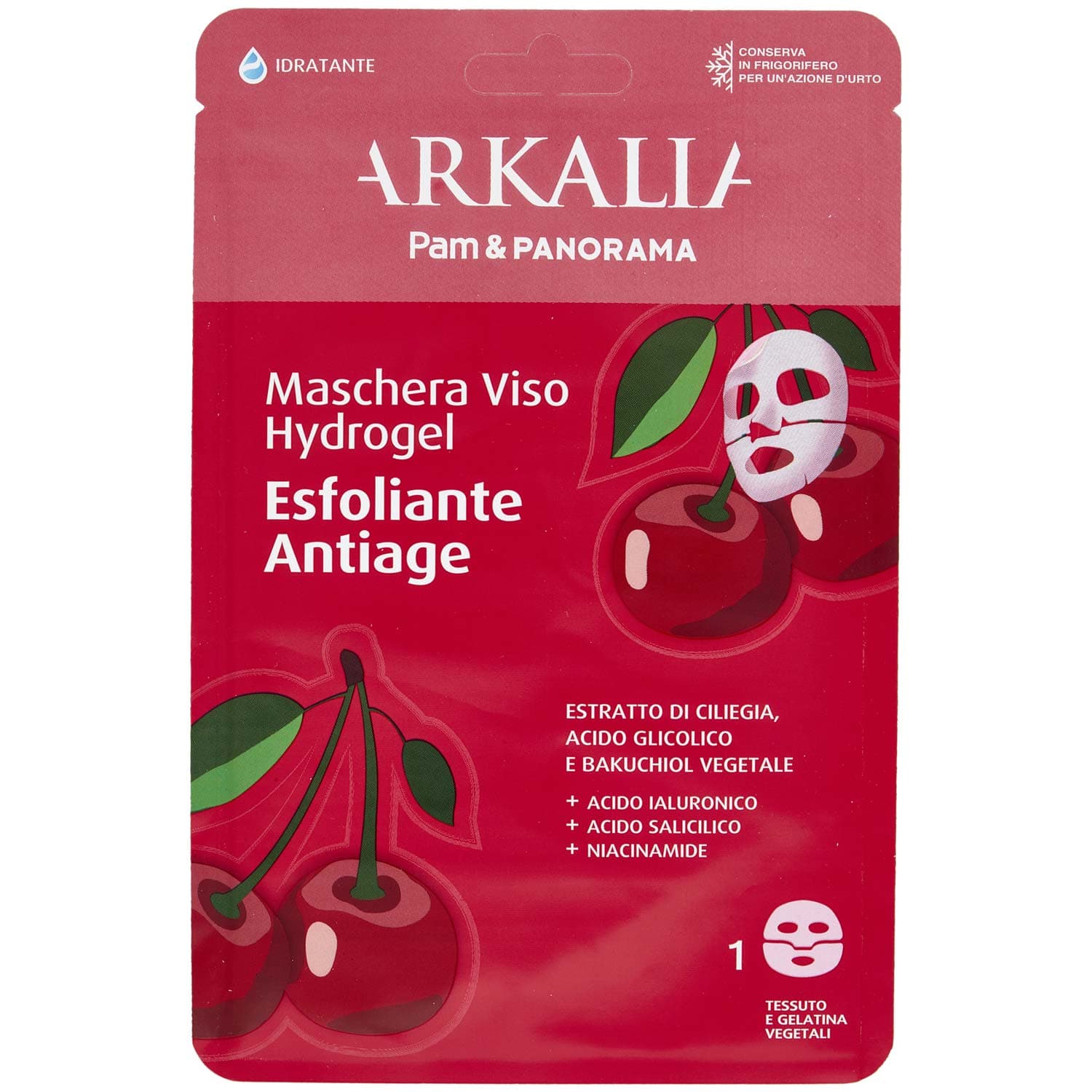 ARKALIA Maschera Viso Hydrogel Esfoliante Antiage 1 pz – immagine 3
