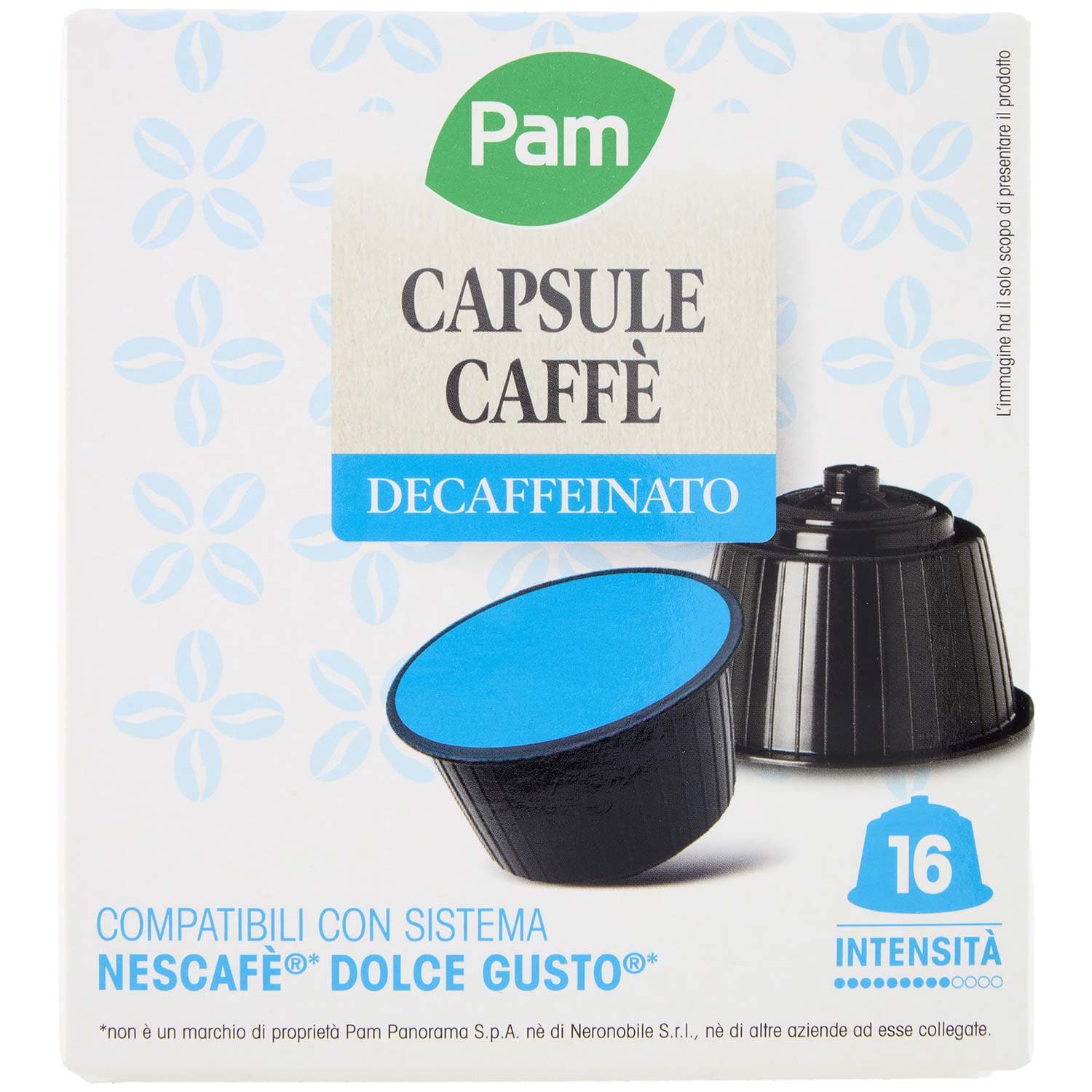 PAM Capsule Caffè Decaffeinato Compatibili Nescafè* Dolce Gusto* 120g (16x7,5g) – immagine 3
