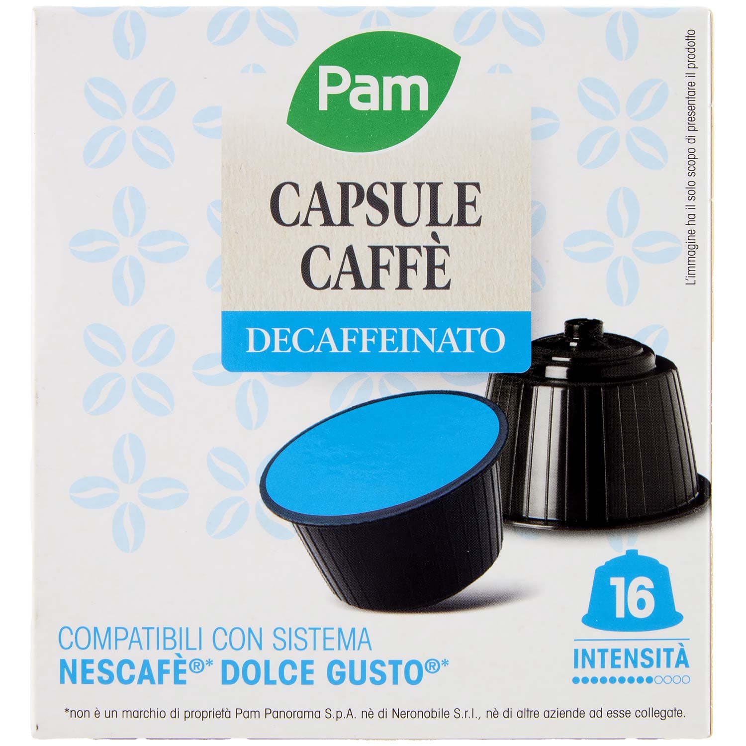 PAM Capsule Caffè Decaffeinato Compatibili Nescafè* Dolce Gusto* 120g (16x7,5g) – immagine 5