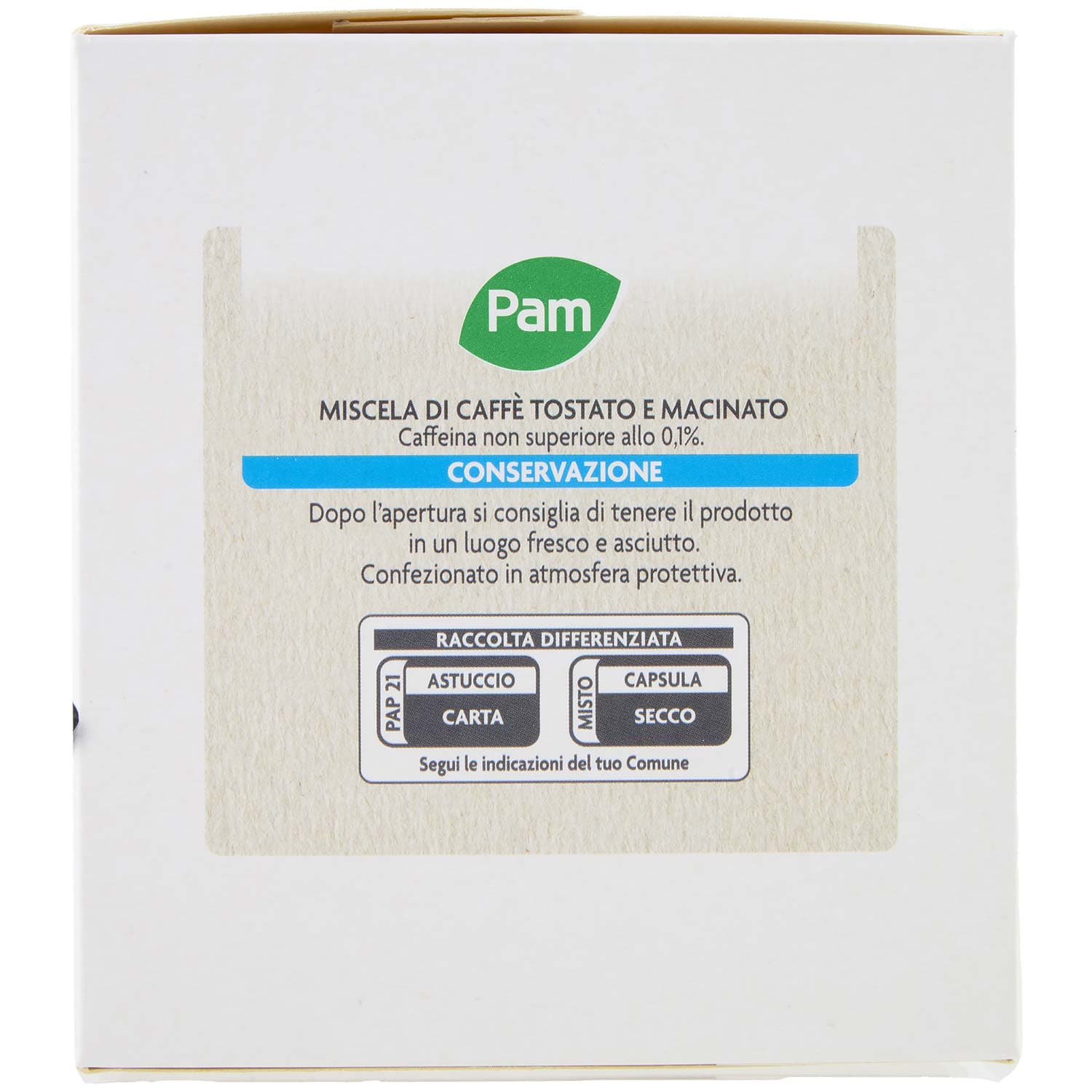 PAM Capsule Caffè Decaffeinato Compatibili Nescafè* Dolce Gusto* 120g (16x7,5g) – immagine 6
