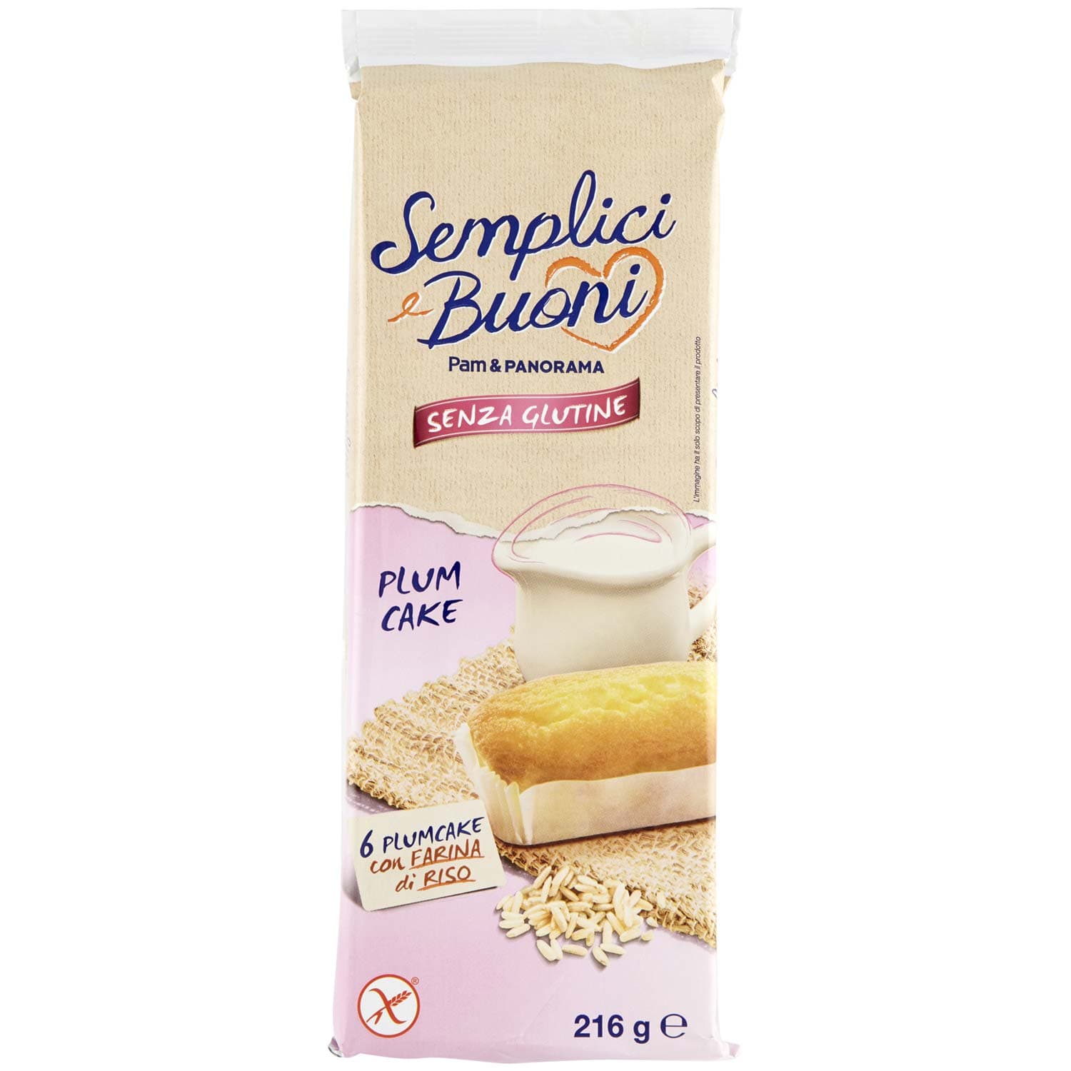 SEMPLICI E BUONI Senza Glutine Plum Cake 216g (36g x 6) – immagine 3