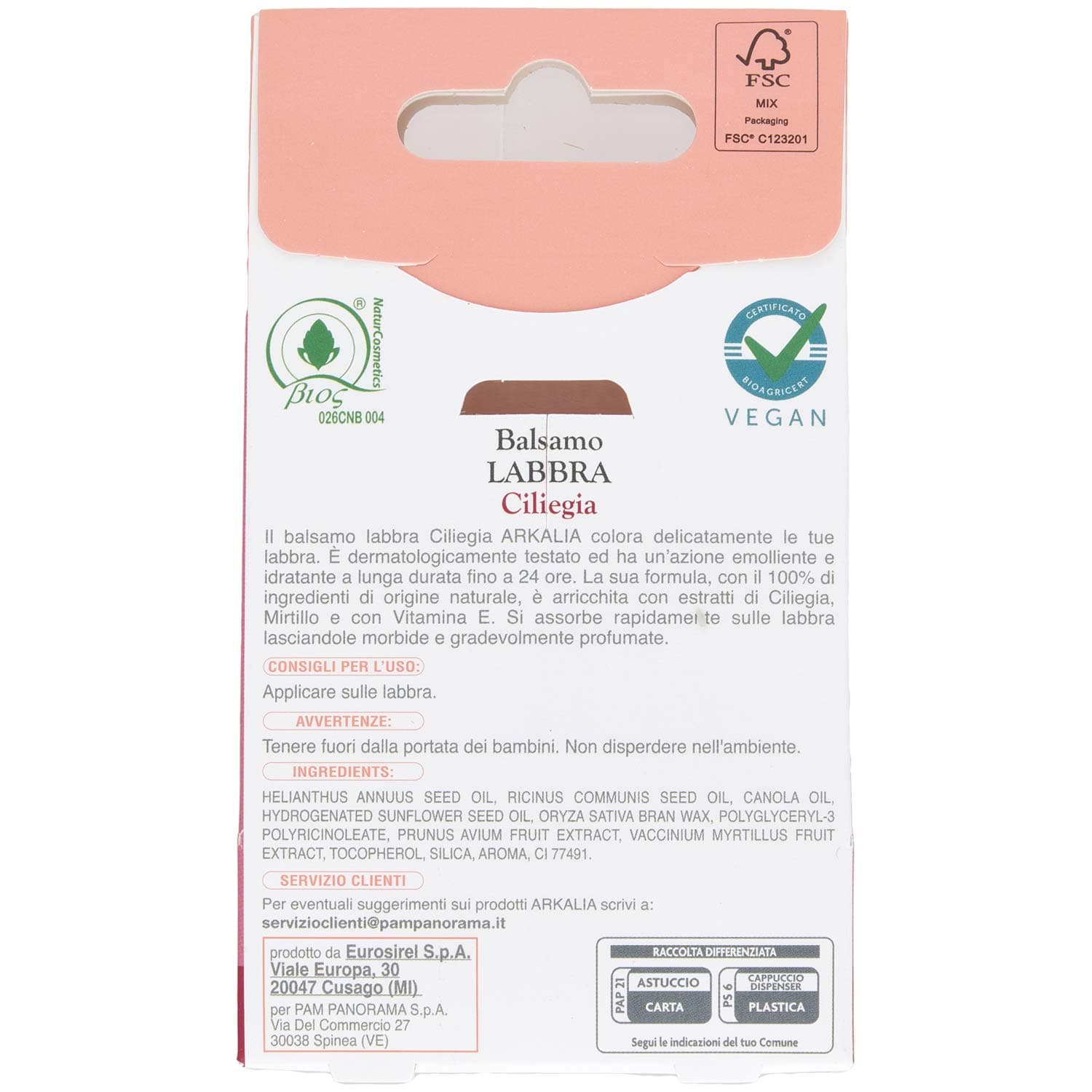 Burrocacao lipbalm ciliegia emoliente – immagine 5