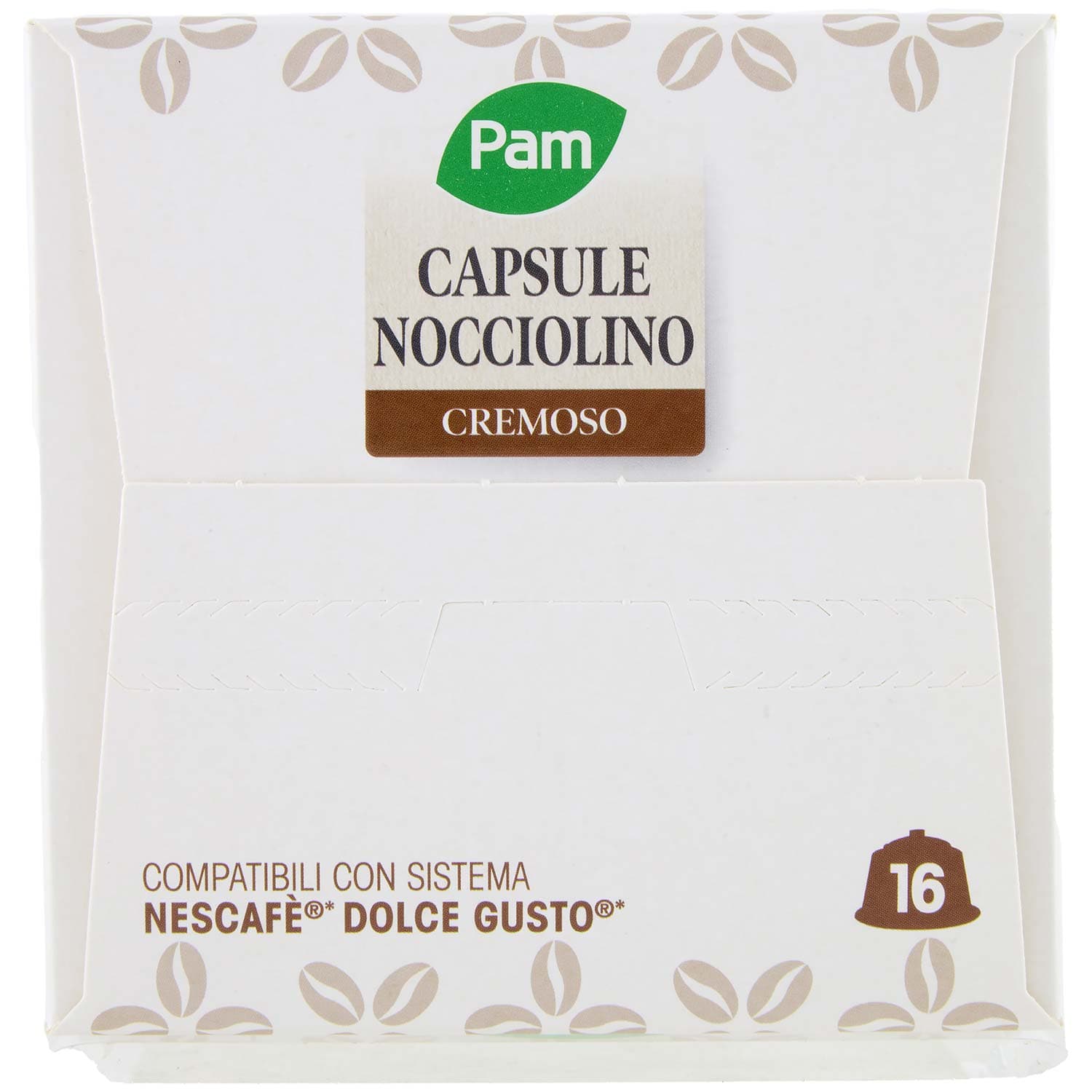PAM Capsule Nocciolino Cremoso Compatibili Nescafè* Dolce Gusto* 192g (16x12g) – immagine 7