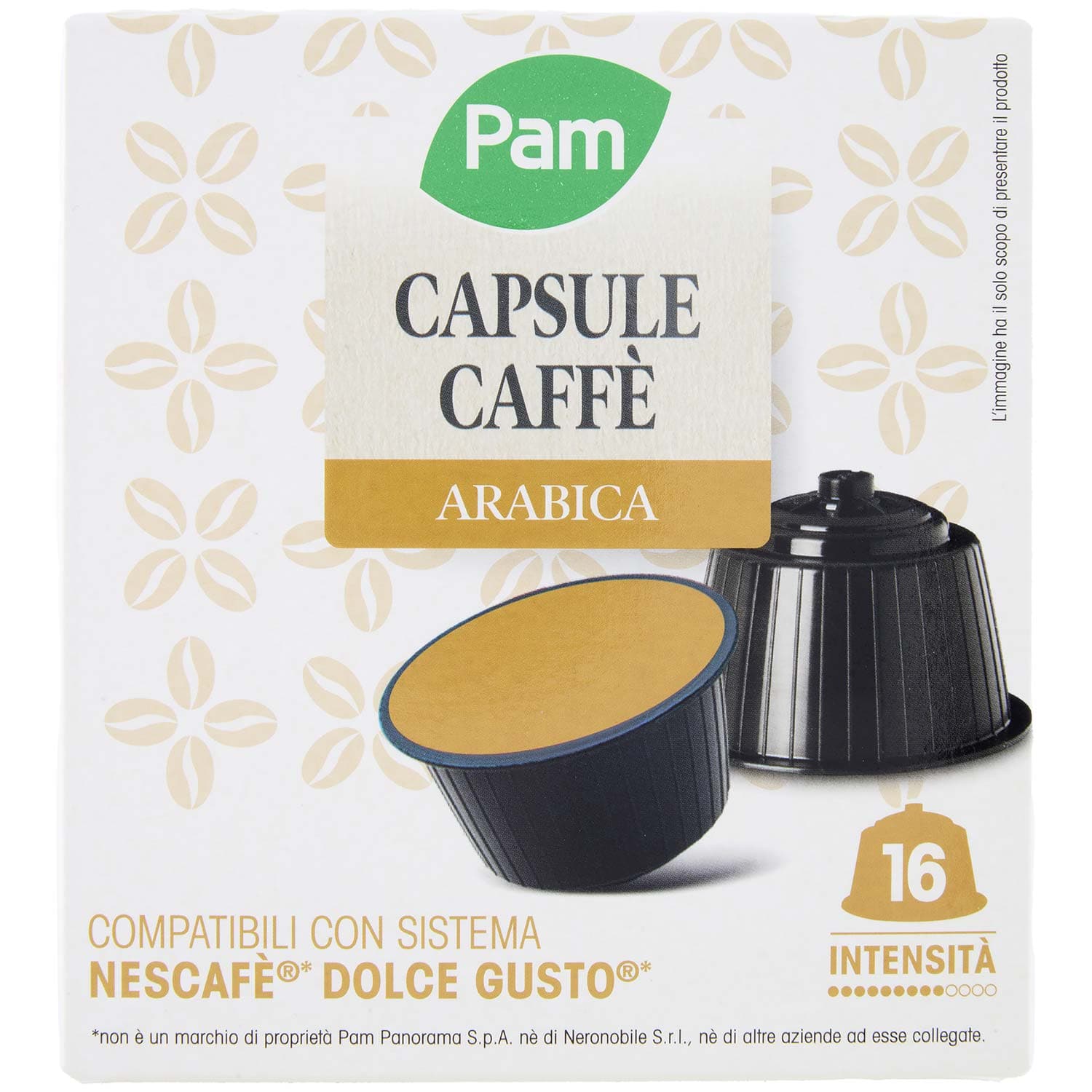 PAM Capsule Caffè Arabica Compatibili Nescafè* Dolce Gusto* 120g (16x7,5g) – immagine 3