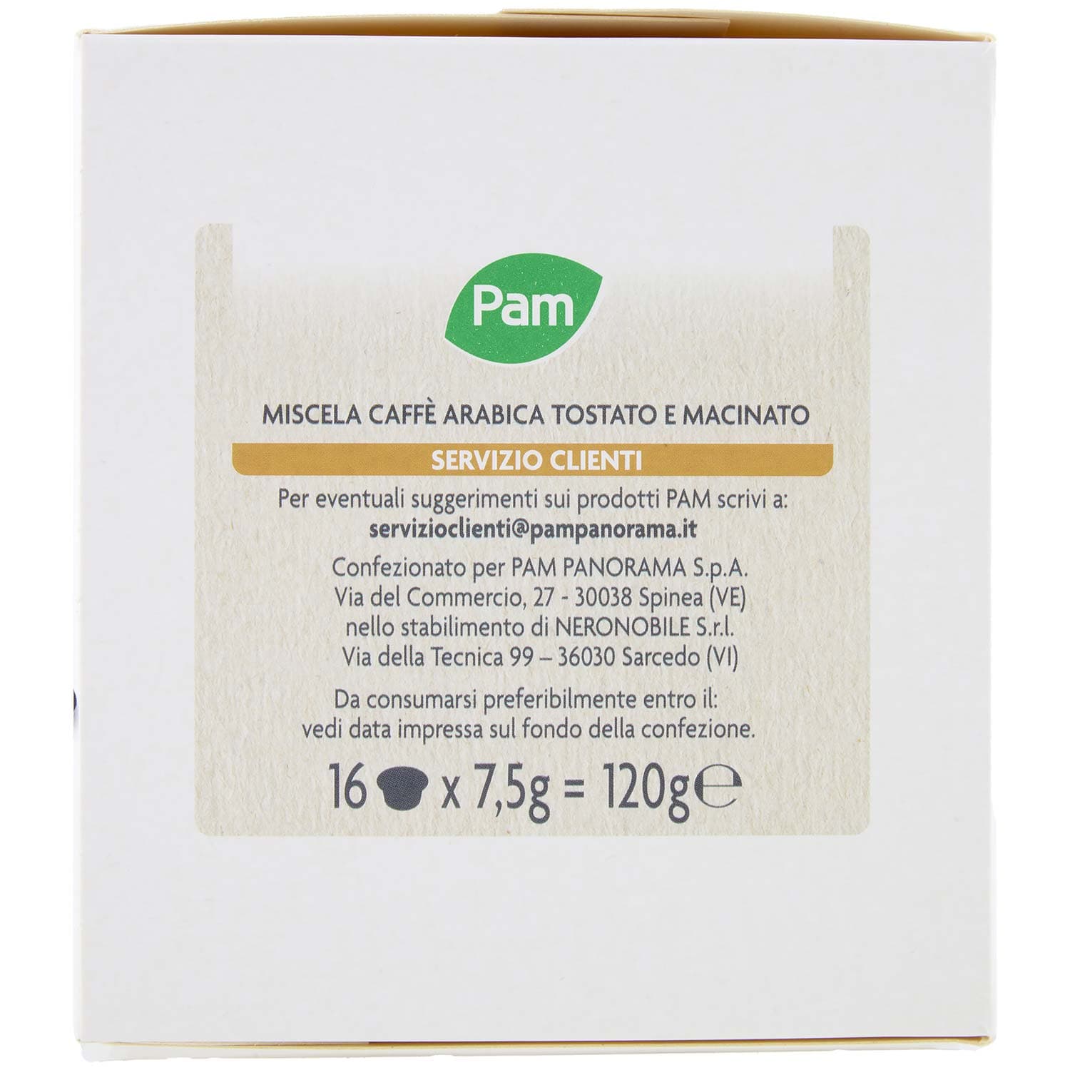 PAM Capsule Caffè Arabica Compatibili Nescafè* Dolce Gusto* 120g (16x7,5g) – immagine 4