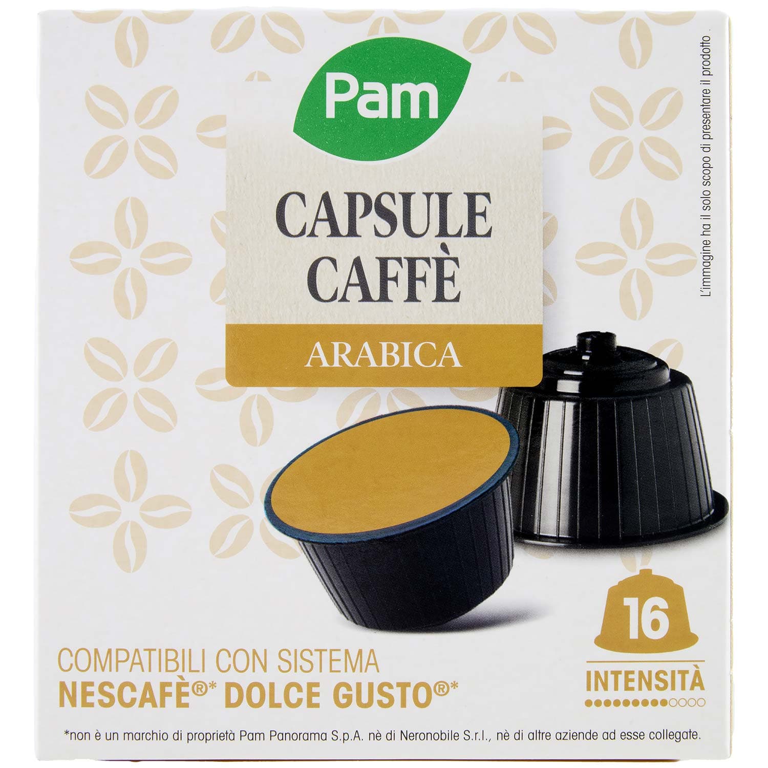 PAM Capsule Caffè Arabica Compatibili Nescafè* Dolce Gusto* 120g (16x7,5g) – immagine 5