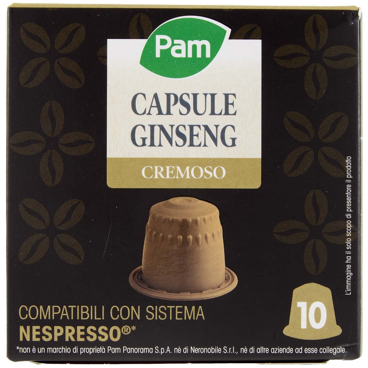 PAM Capsule Ginseng Cremoso Compatibili Nespresso* 43g (10x4,3g) – immagine 5