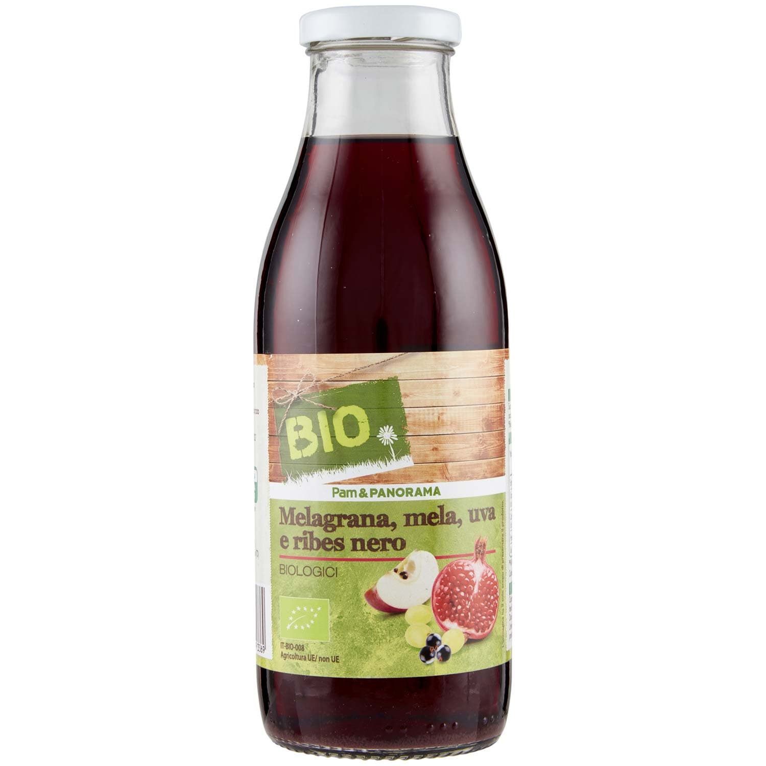 BIO Melagrana, mela, uva e ribes nero Biologici 500 ml – immagine 3