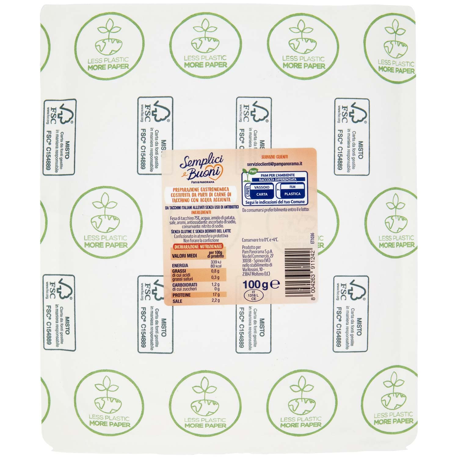 SEMPLICI E BUONI Arrosto di Tacchino 100 g – immagine 5