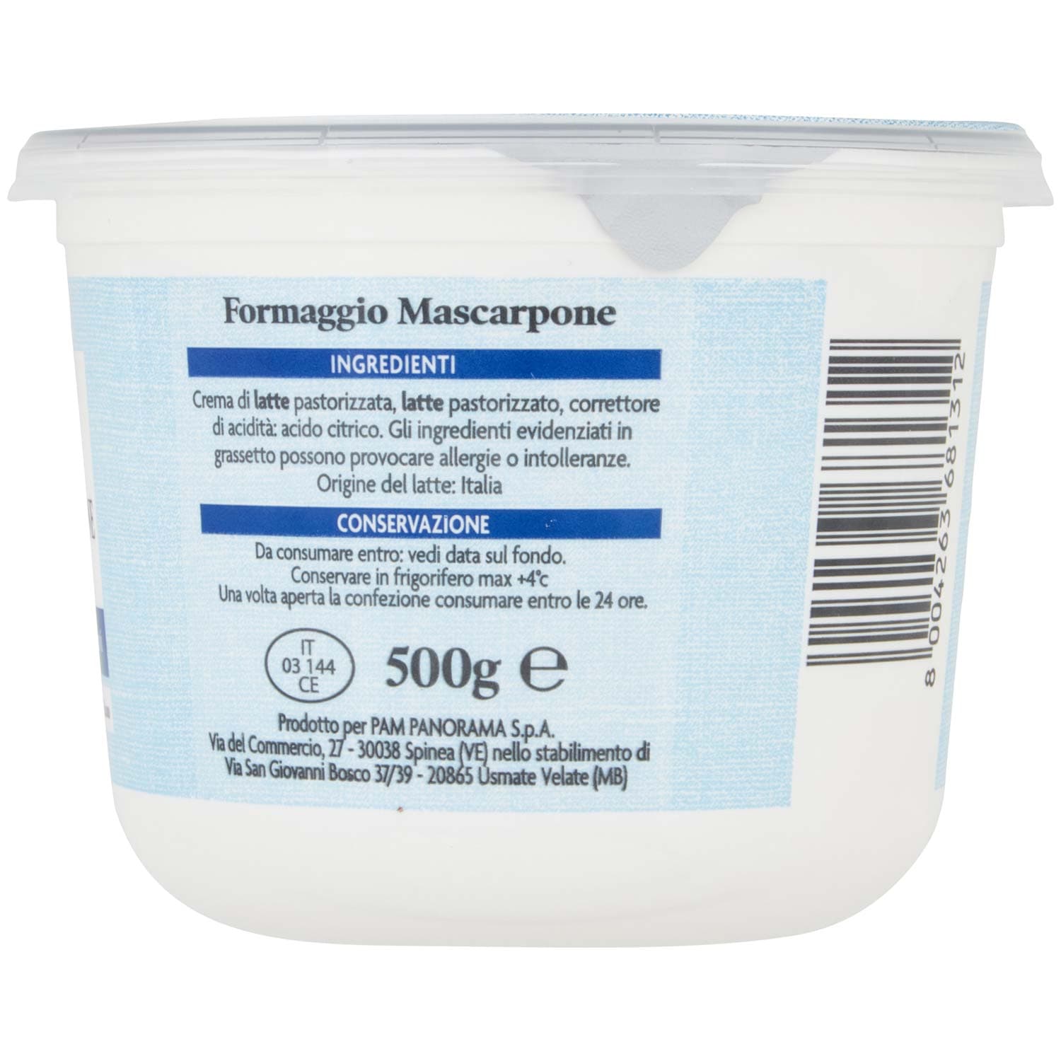 PAM Qualità per te Mascarpone 500 g – immagine 6