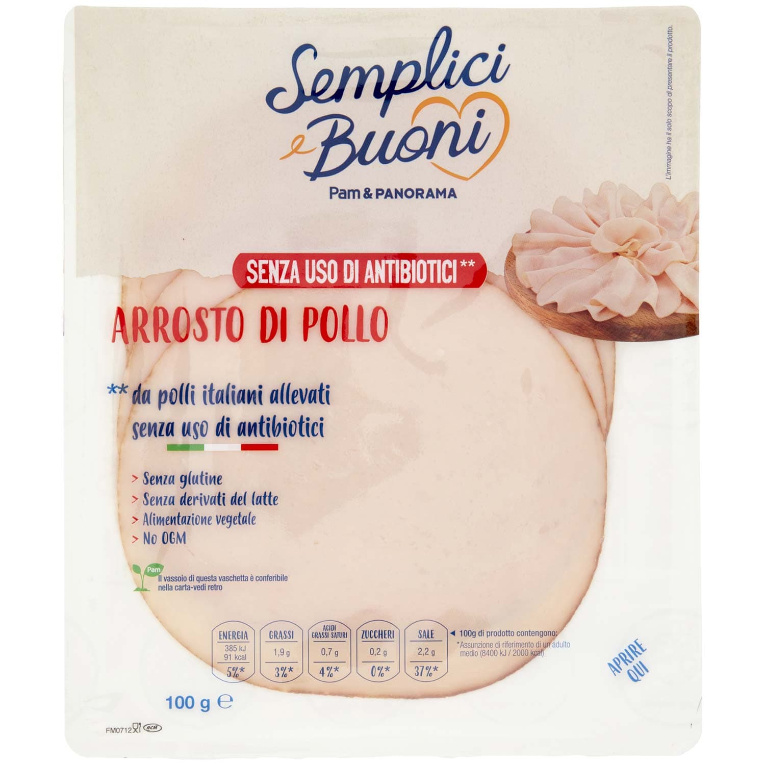 SEMPLICI E BUONI Arrosto di Pollo 100 g – immagine 3