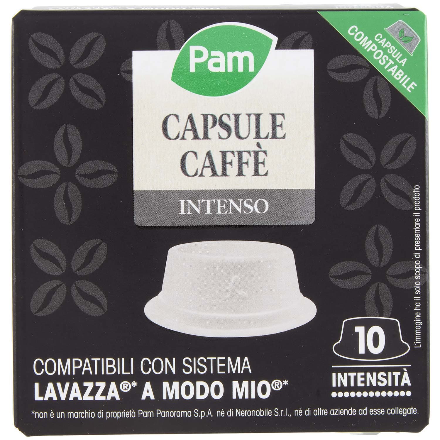 PAM Qualità per te Intenso 10 capsule Compatibili con sistema Lavazza* a Modo Mio* 70g (7g x 10) – immagine 3