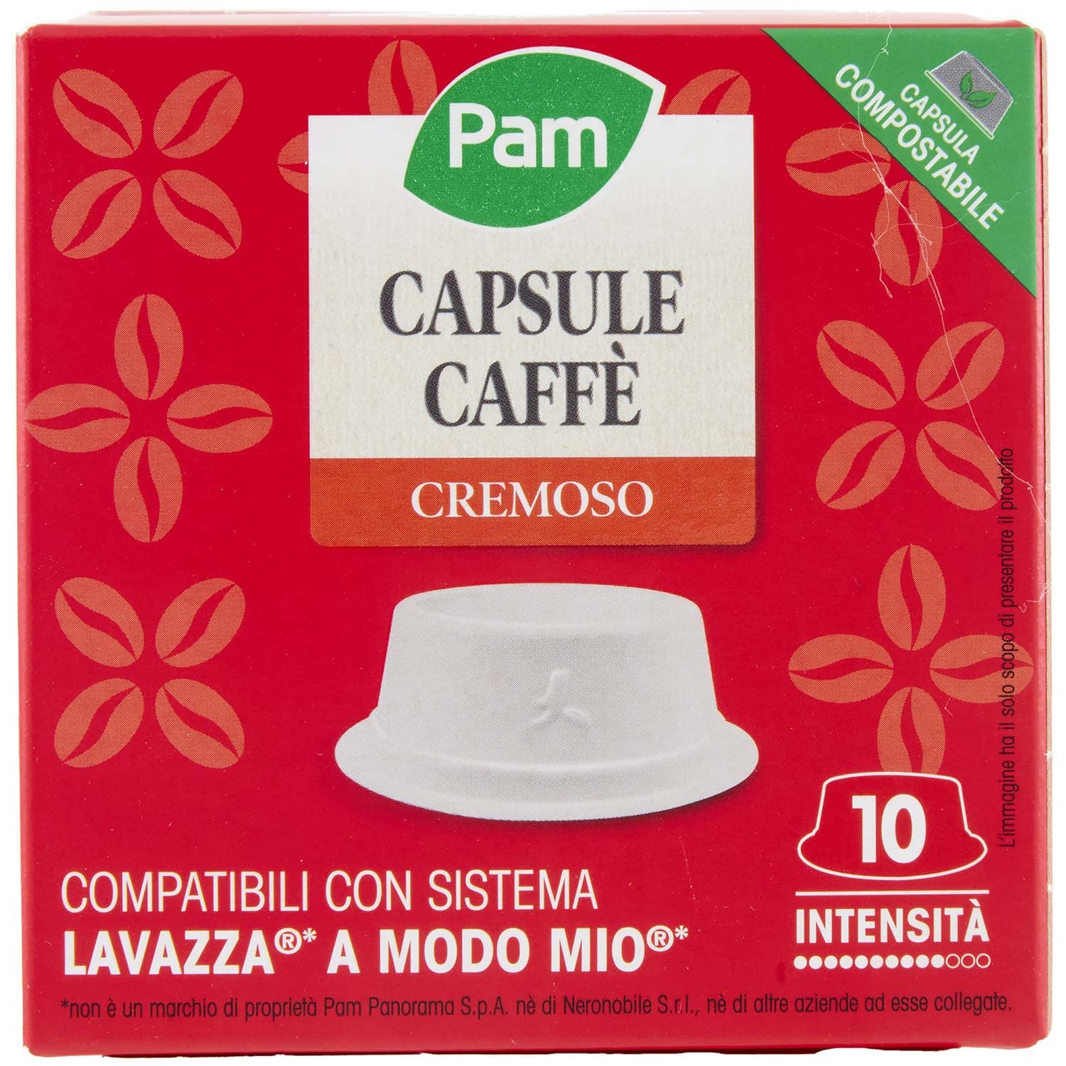 PAM Qualità per te Cremoso 10 capsule Compatibili con sistema Lavazza* a Modo Mio* 70g (7g x 10) – immagine 5